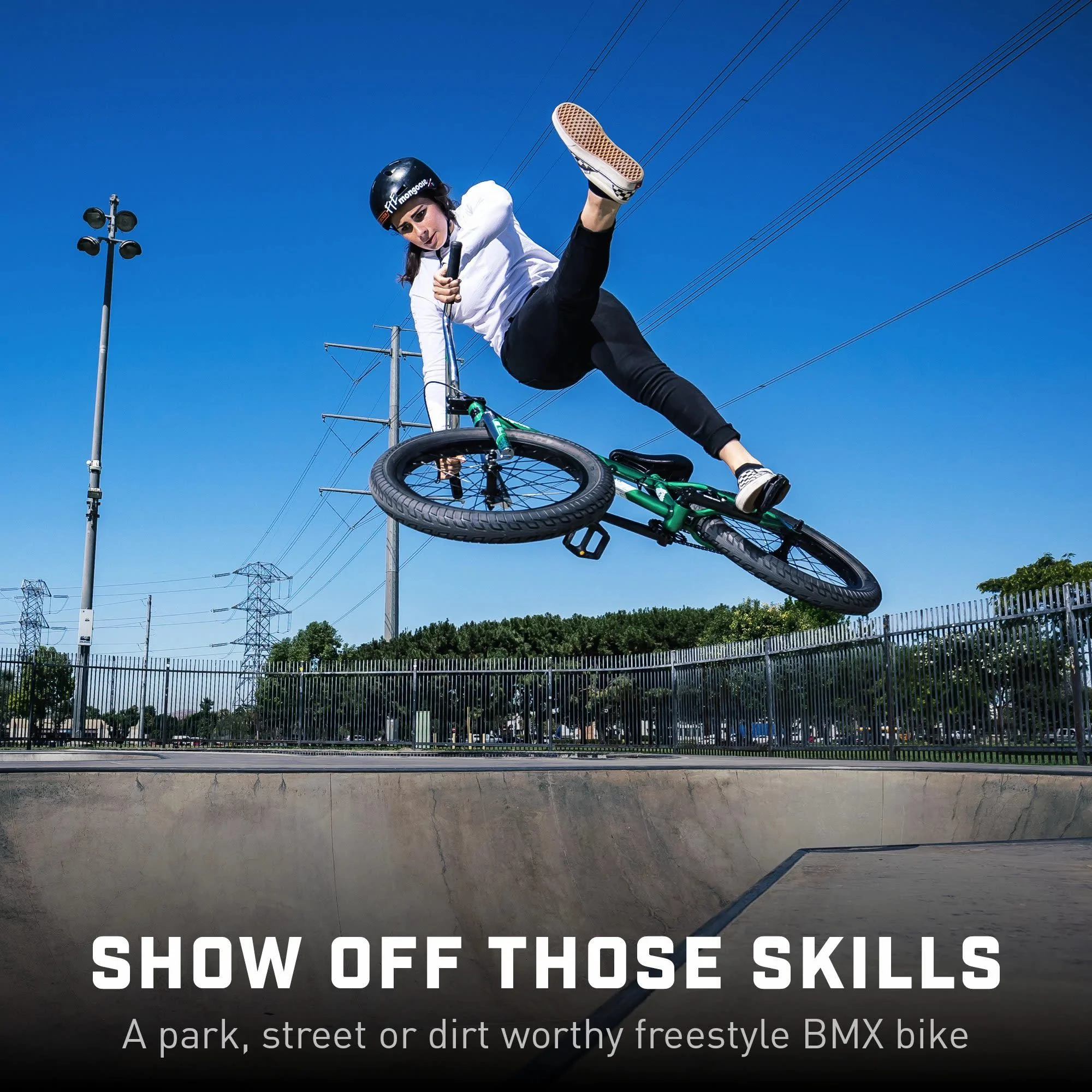 Mongoose Legion L40 Freestyle BMX Bike, 20