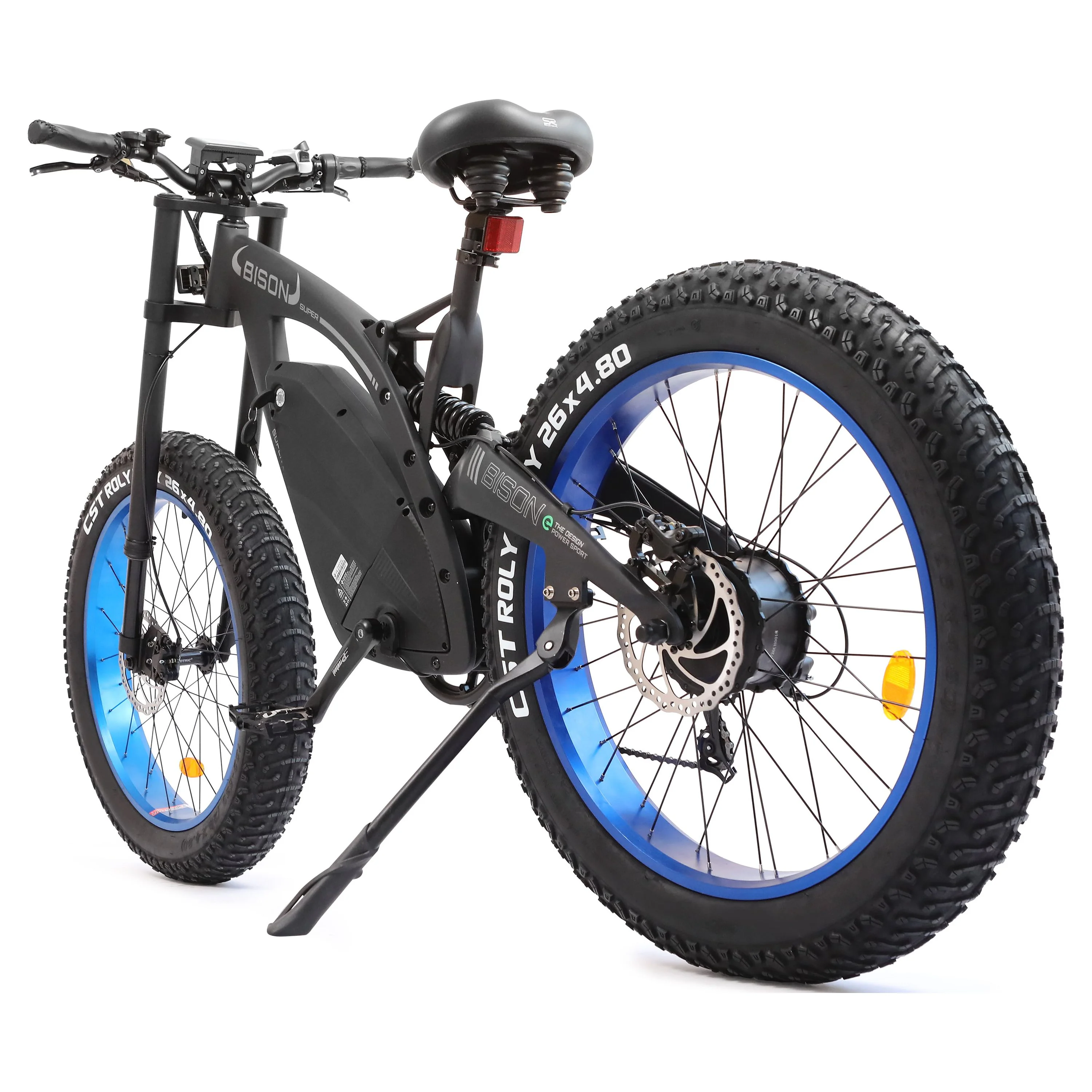 Ecotric Electric MTB Bike 18 Ah 48 V 750 W Battery 26 In. 4.8 In. Fat Tire Full Suspension Fork Aluminum Frame Men's Mountain Bike Beach E-Bike Snow Bicycle for Adults A-E516646