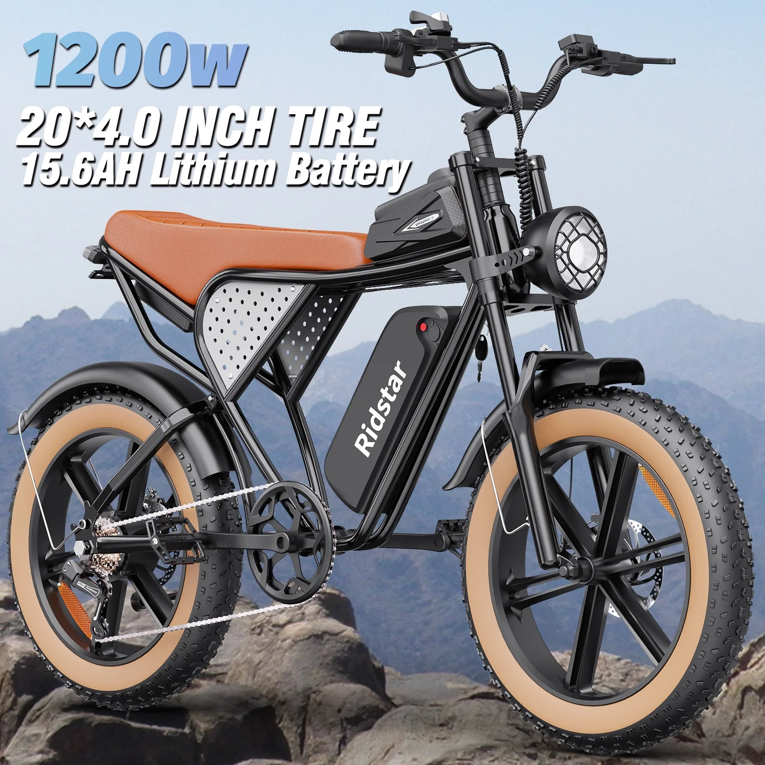 1500W MTB Electric Bicycle 48V 20Ah Removable Battery E-Bike，Electric Bike for Adults 20
