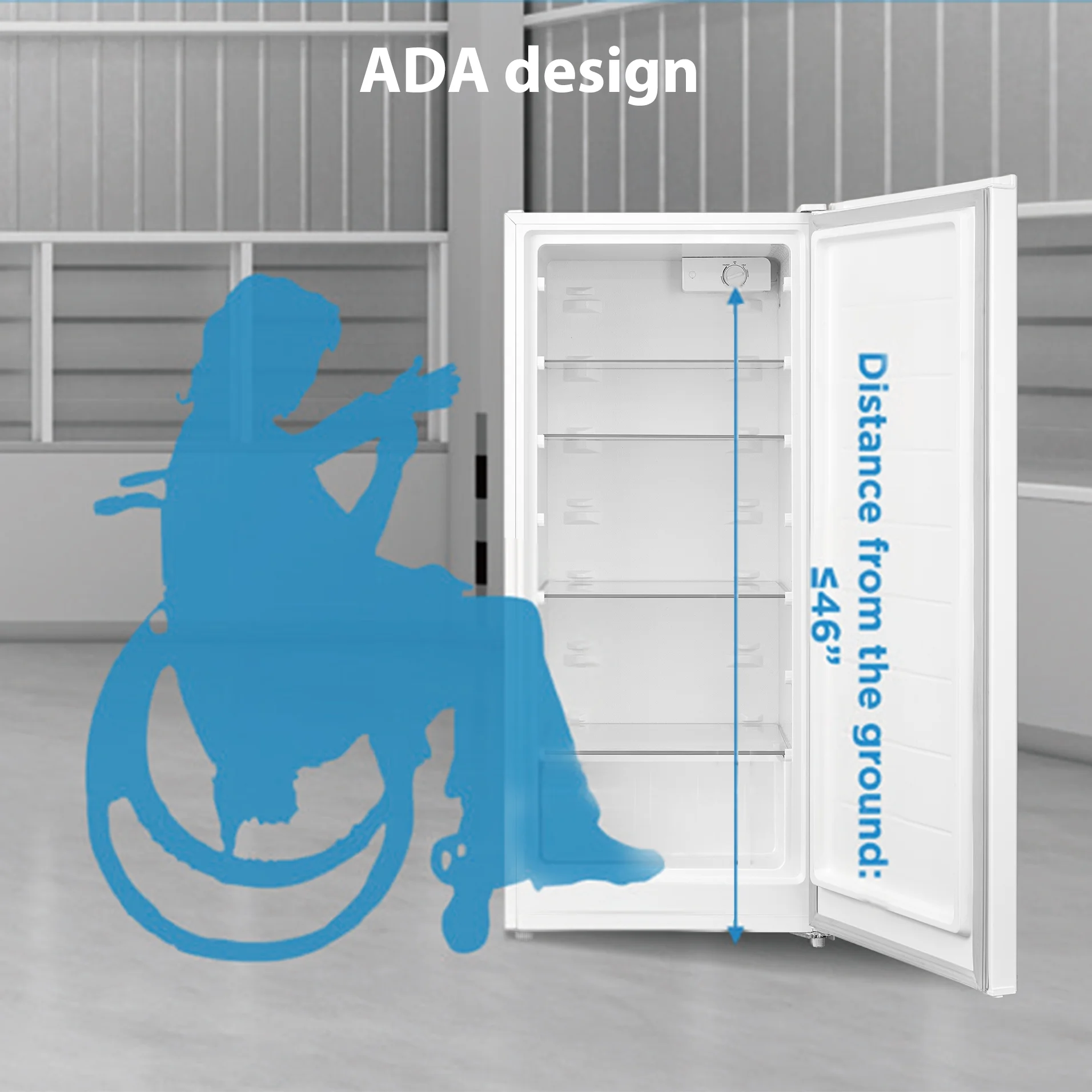 Arctic King 7.1 Cu ft Upright Convertible Freezer/Refrigerator, White