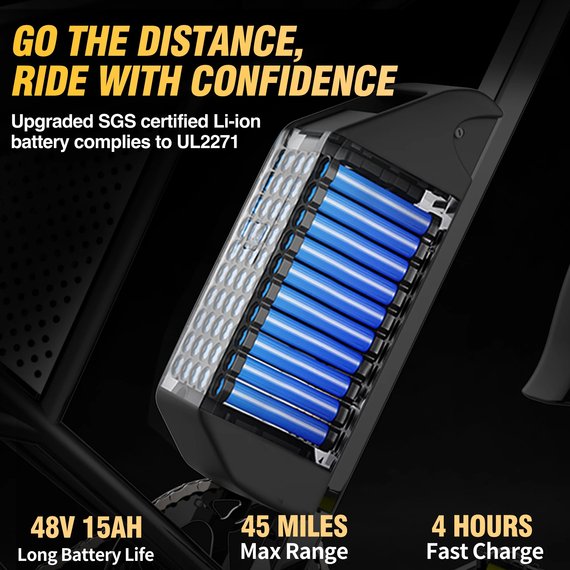 1500W MTB Electric Bicycle 48V 20Ah Removable Battery E-Bike，Electric Bike for Adults 20