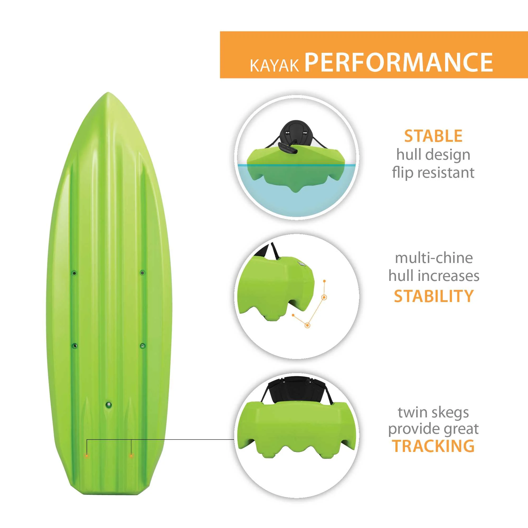 Lifetime Daylite 8 ft Sit-on-Top Kayak, Red (90775)