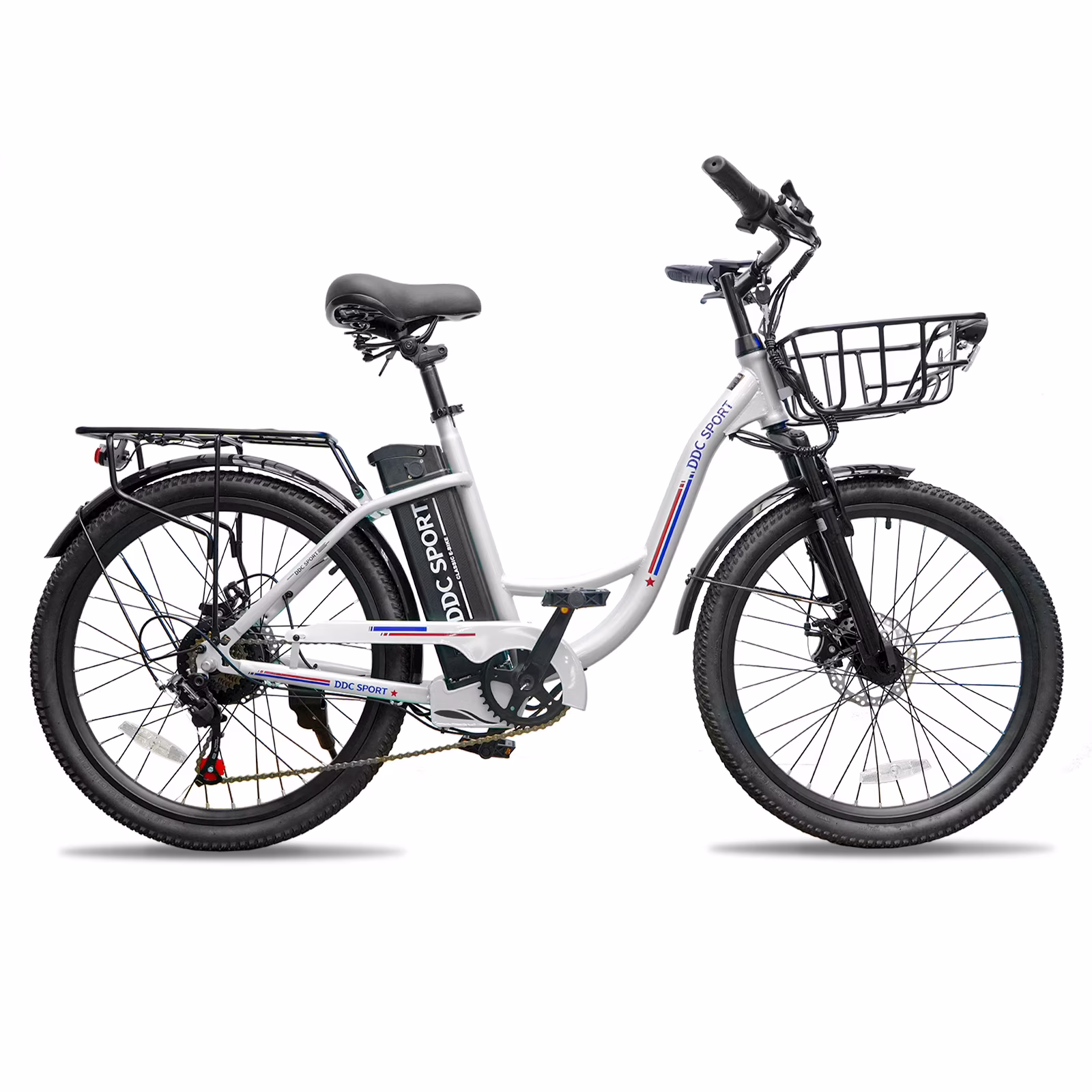 24 Inch Cruiser Electric Bike, E-Bike for Adults, Ebike with 960WH Removable Battery, Step Through Ebike for Women Men,City Electric Bicycle,for City Commute