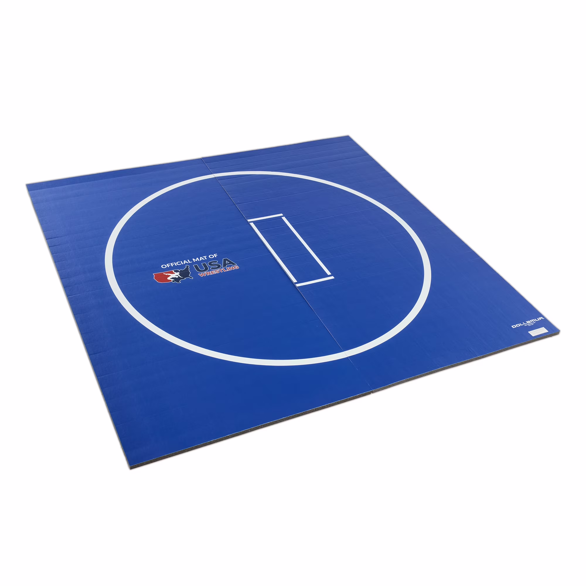 Dollamur 10'x10' Wrestling Mat, Black, Gymnastics, with Circles