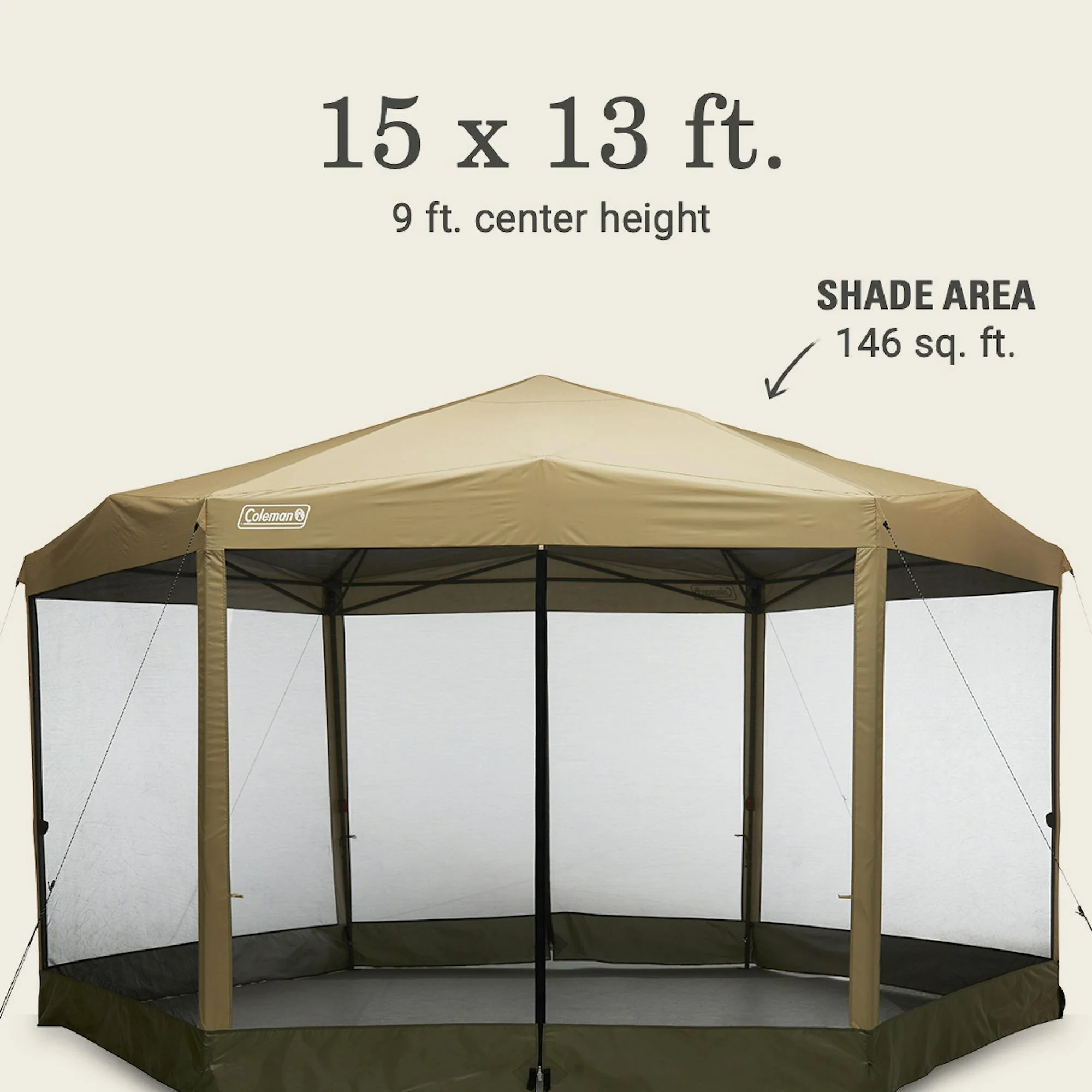 Coleman Back Home? 15 x 13 Screen Canopy Tent