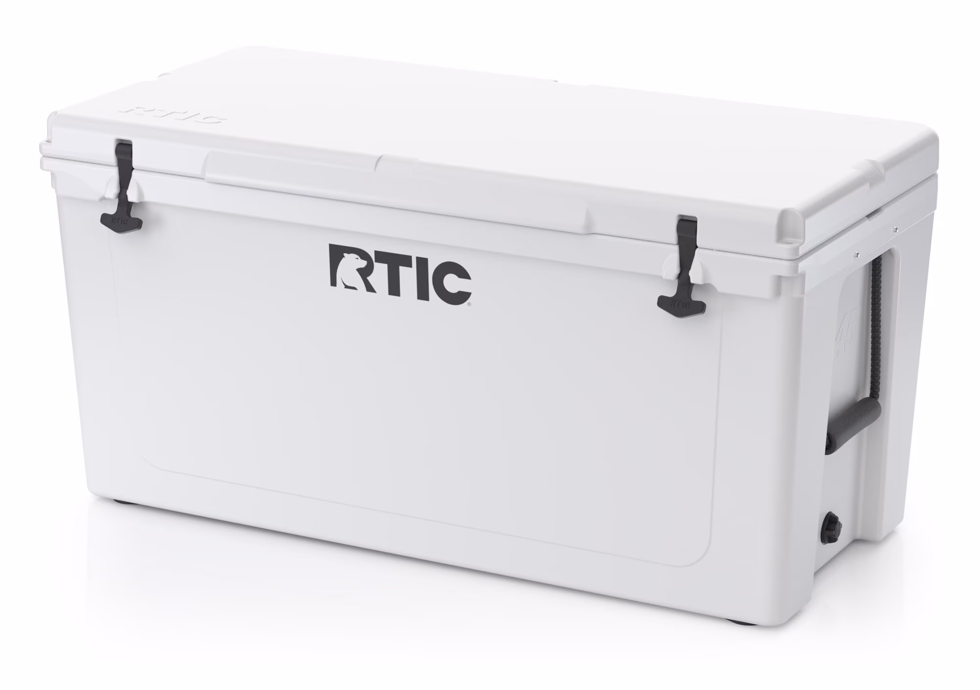 RTIC 145 QT Ultra-Tough Rotomolded Hard-Sided Ice Chest Cooler, White, Fits 195 Cans