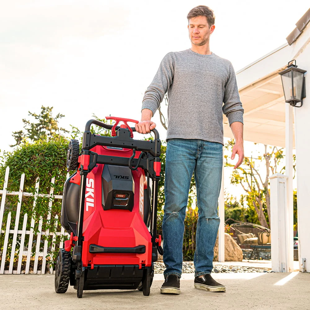 SKIL SM4910-10 PWR CORE 40 Brushless 40V Self-Propelled Mower Kit w/5.0Ah Battery & Charger