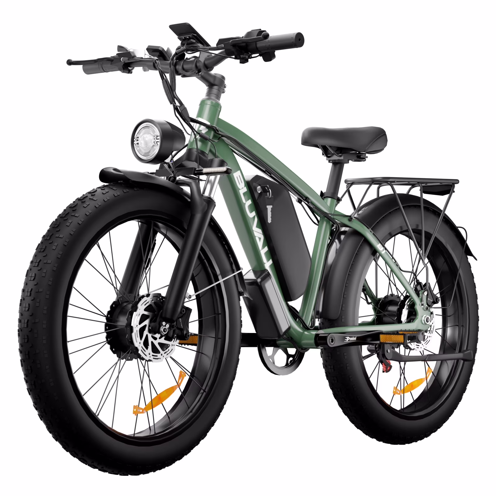 Electric Bike for Adults, 2000W 26'Fat Tire Electric Bike, 35MPH AWD Dual Motor Electric Bicycles, 48V 22.4AH Battery Fast Ebikes Dual Hydraulic Brakes UL 2849