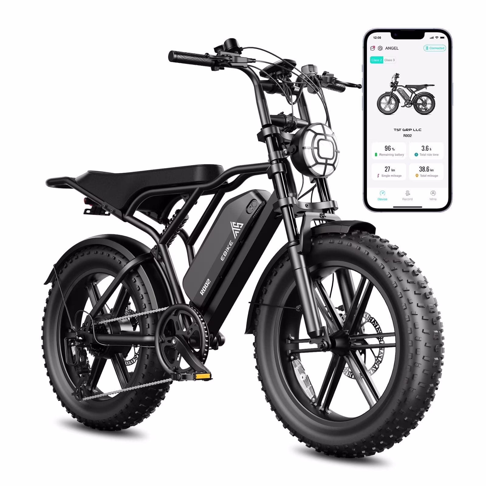 TST Electric Bike for Adults, 750W Peak 1500W Motor, 20