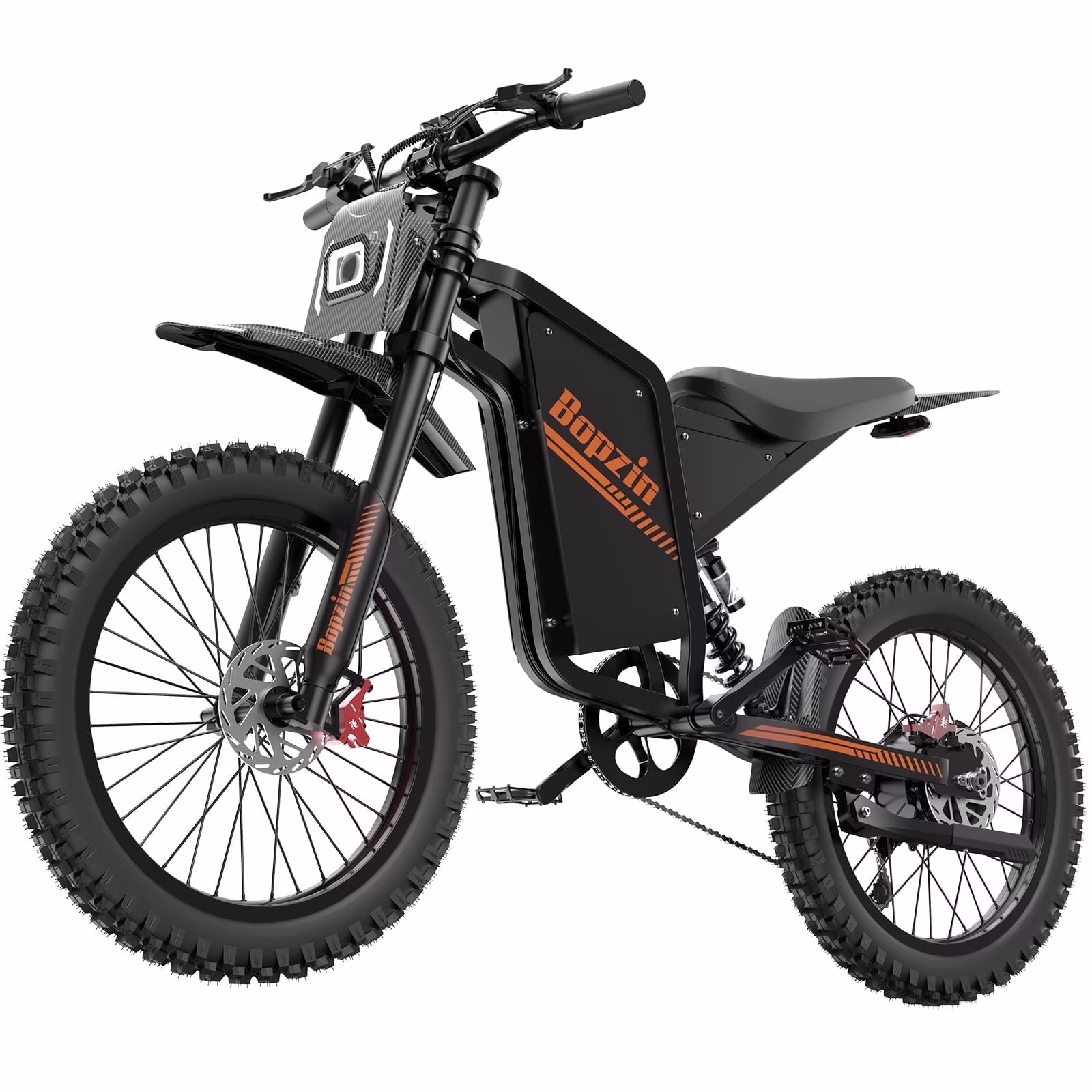 Electric Dirt Bike for Adults,60V 35Ah,3000W 45 MPH & 37-68 Miles Electric Motorcycle, 25���� Fat Tire Off-Road Mountain Bike UL2849