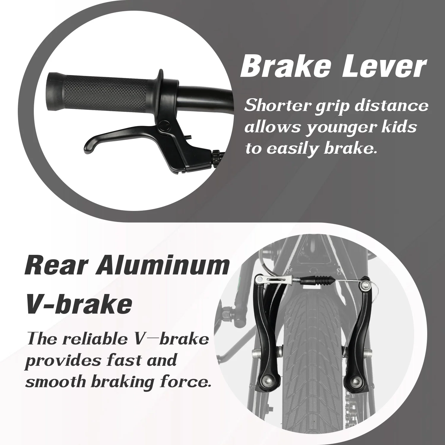 Glerc 14 Inch Little Kids Bike BMX Style Bicycle with Training Wheels Coaster Brake for 3 4 5 Years Old Boys Girls, Blue