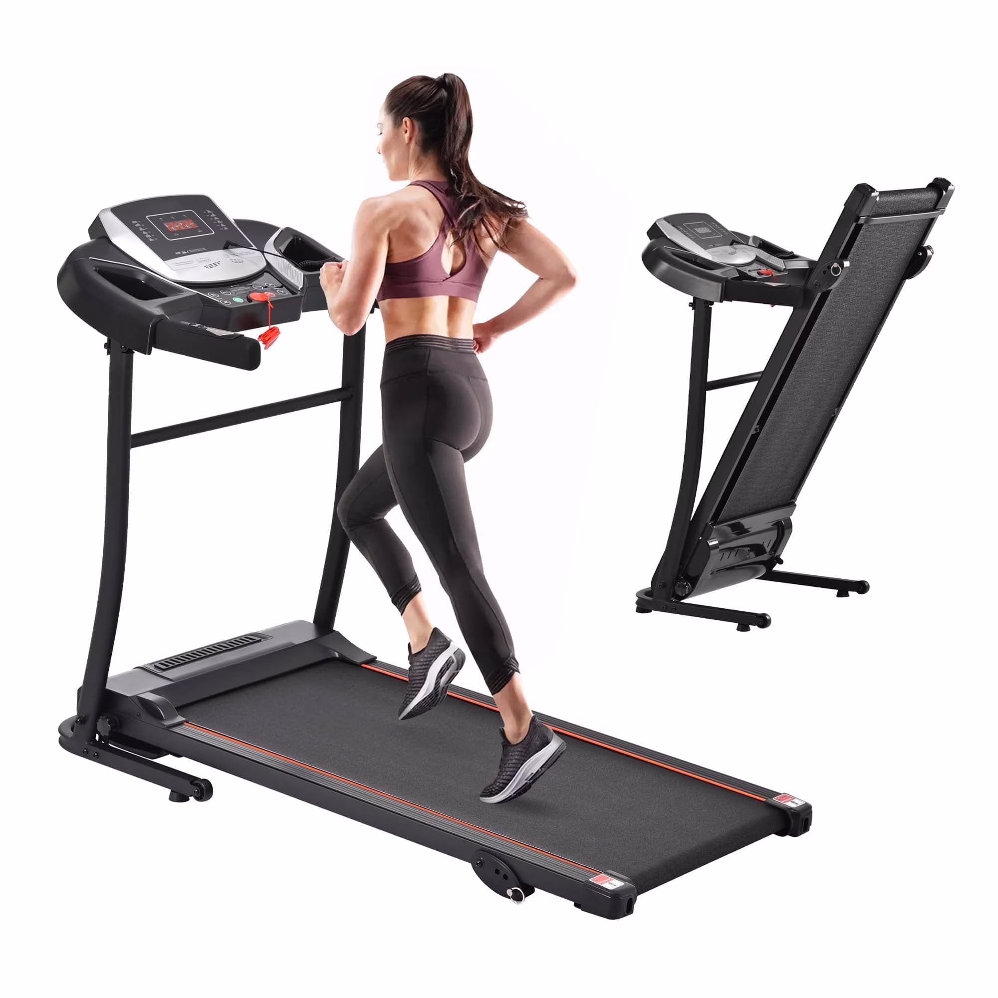 Swertoy Folding Treadmill for Home Workout, Electric Walking Treadmill Machine 5