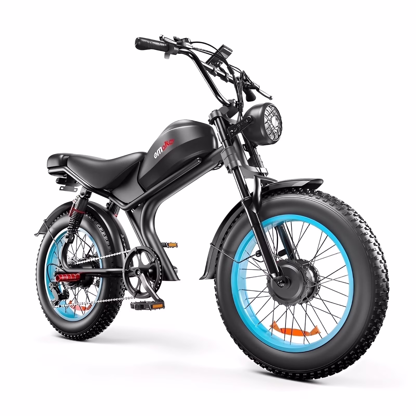 EMOKO C93 Electric Bike - Dual 2000W Motors - Removable 23Ah Battery - Up to 100 km Range - Shimano 7-Speed Gears - Hydrualic Brake - 20
