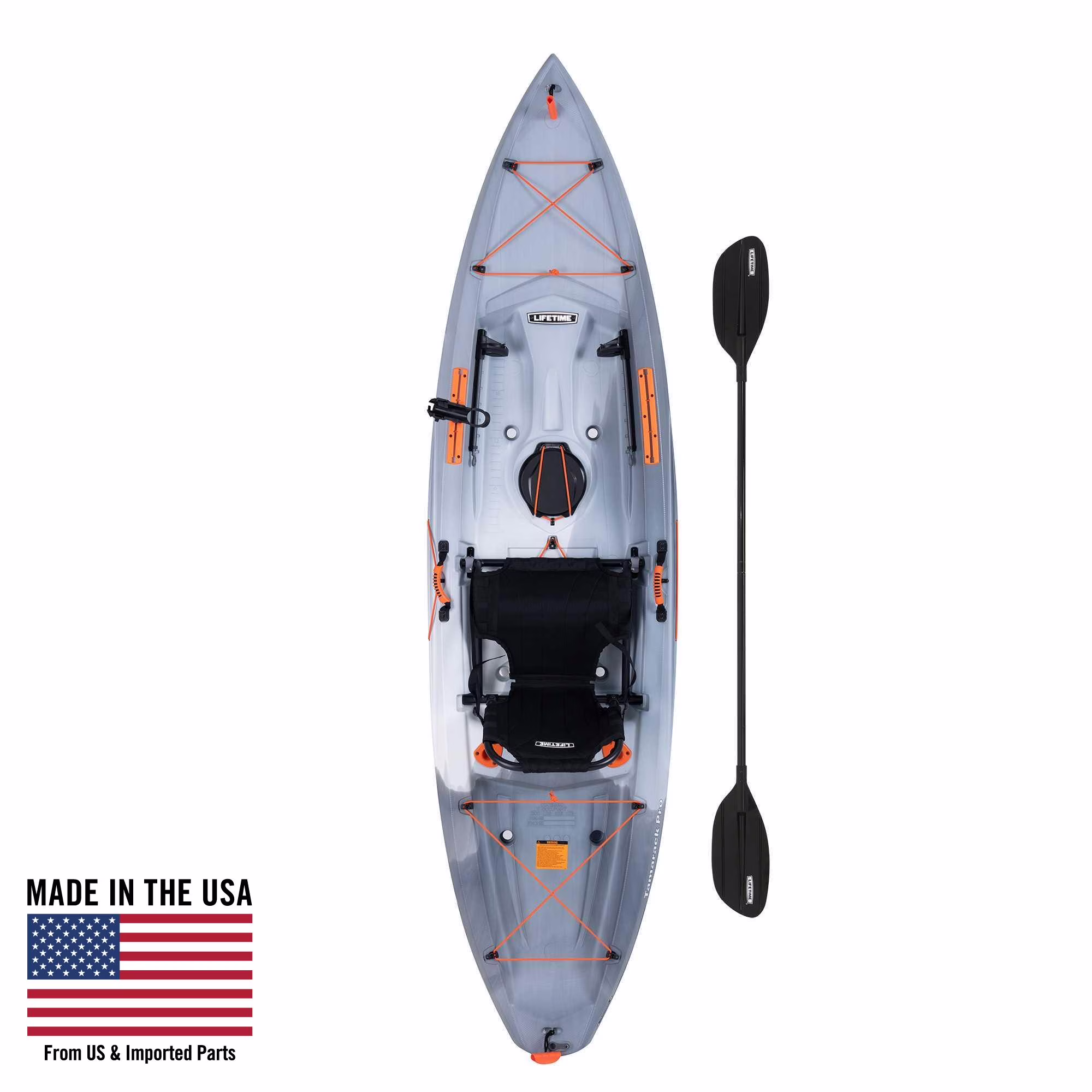 Lifetime Tamarack Pro 123 inch Sit-on-Top Kayak, Eclipse Fusion (91058)