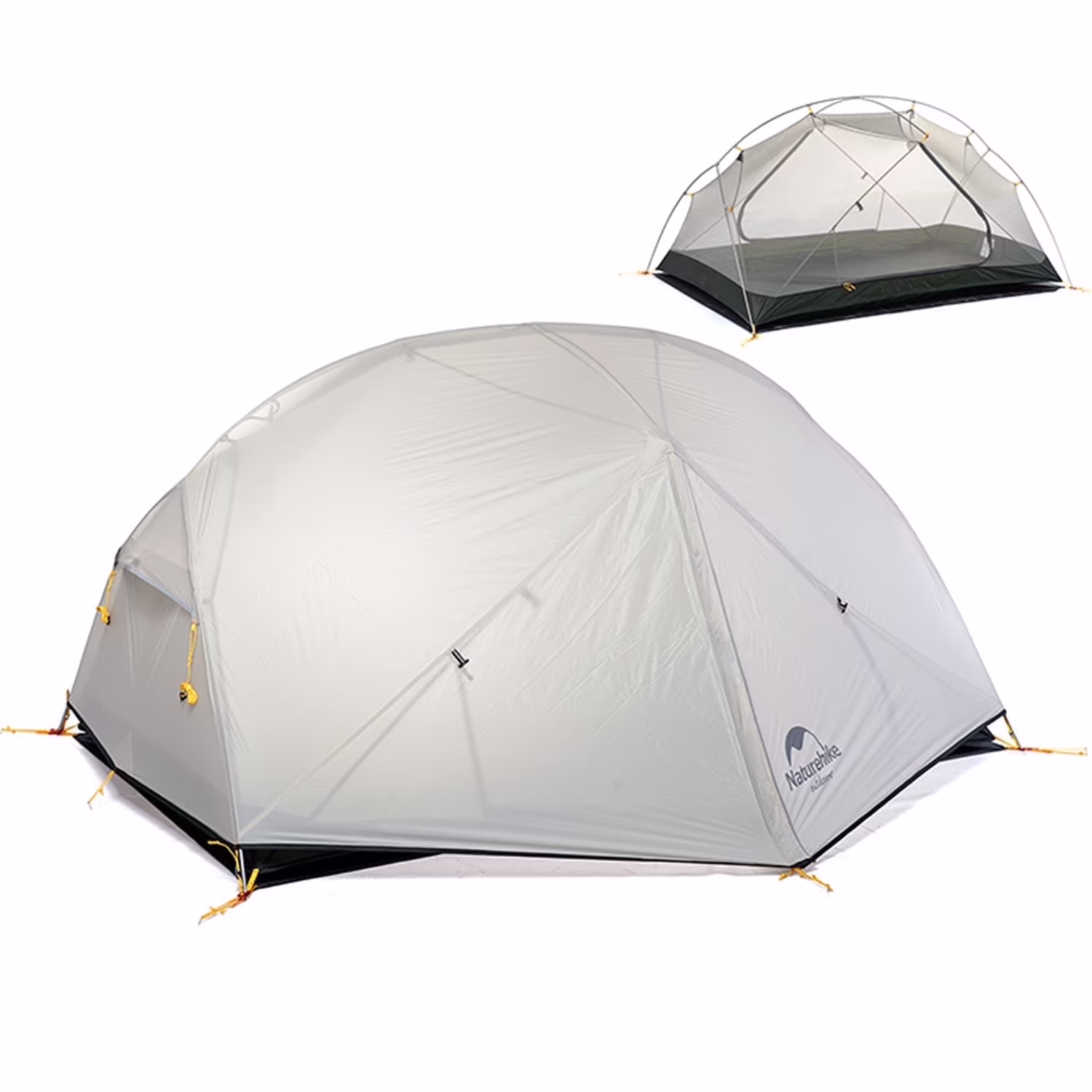 Naturehike Mongar Backpacking Camping Tent 2 Person Lightweight Waterproof with Footprint