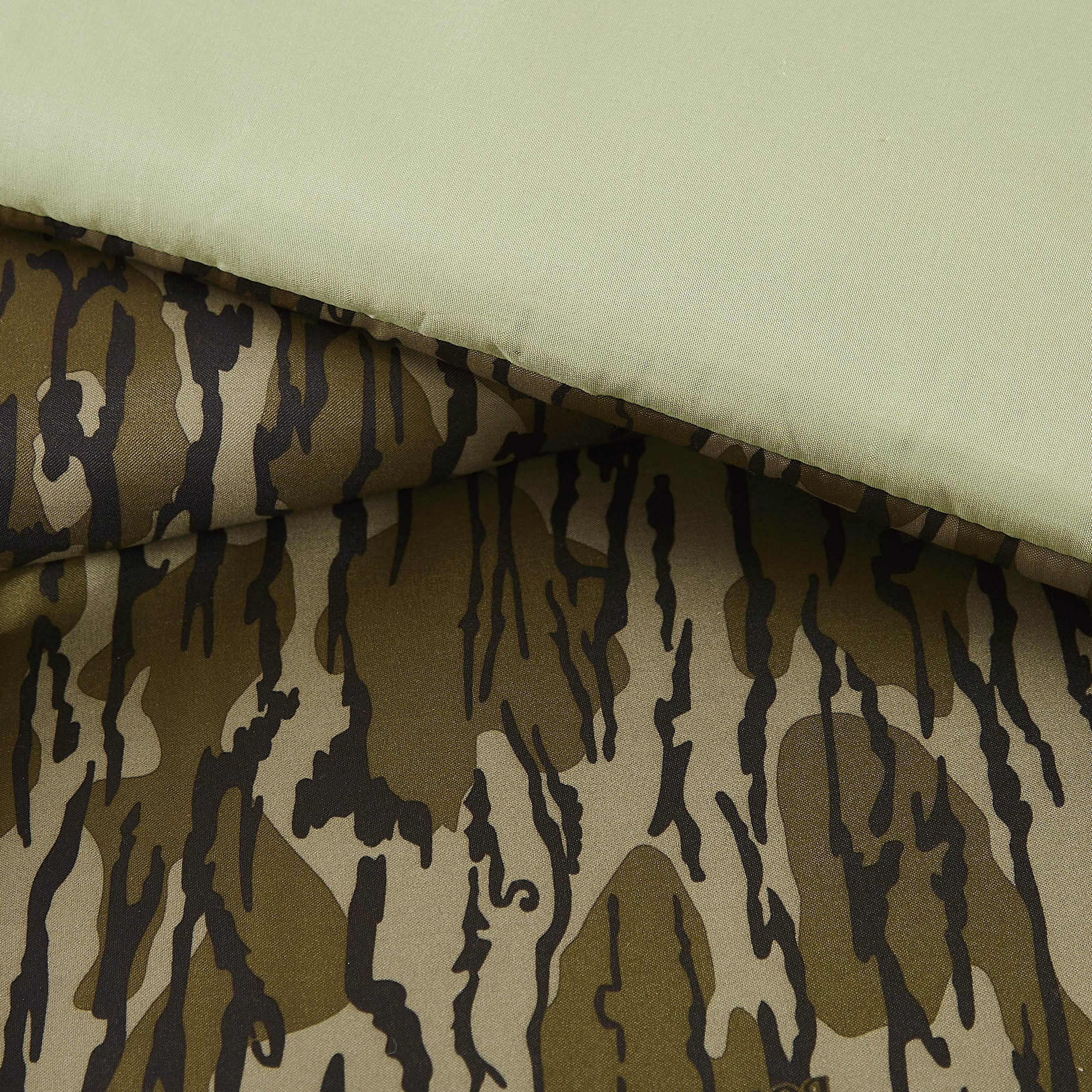 Mossy Oak® Bottomland® Microfiber 3-Piece Comforter Set, Full/Queen Microfiber Adult Bedding for Hunting Lodge or Cabin