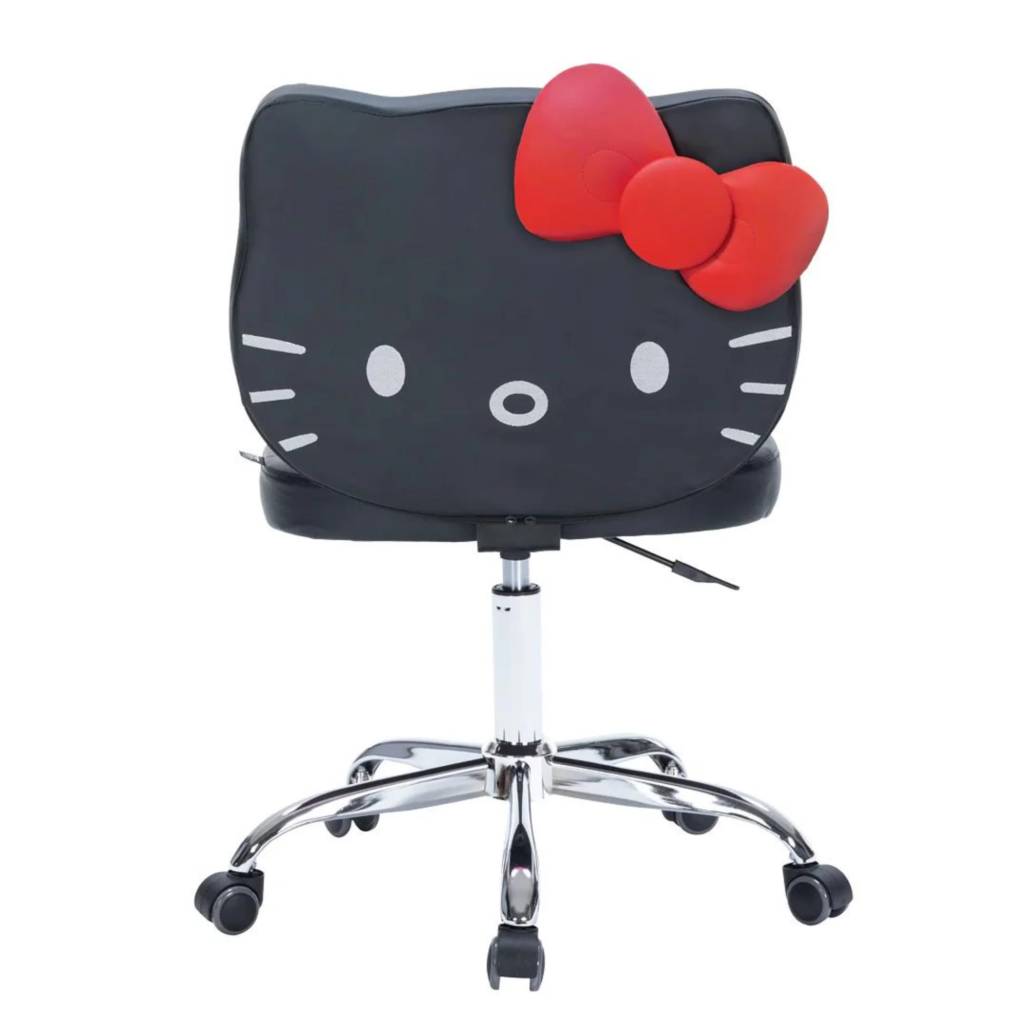 Impressions Vanity Hello Kitty Teddy Swivel Vanity Chair, Desk Chair with Adjustable Height (White)