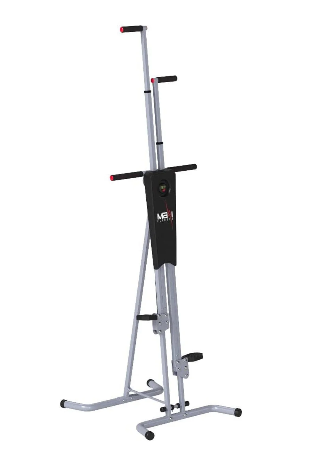 Maxi Climber Vertical Climber Stair Climbing Step Fitness Full Body Workout Machine, Adjustable Stair Climbing Fitness Machine, Home Gym Exercise Stair Stepper Cardio Strength Training + Monitor