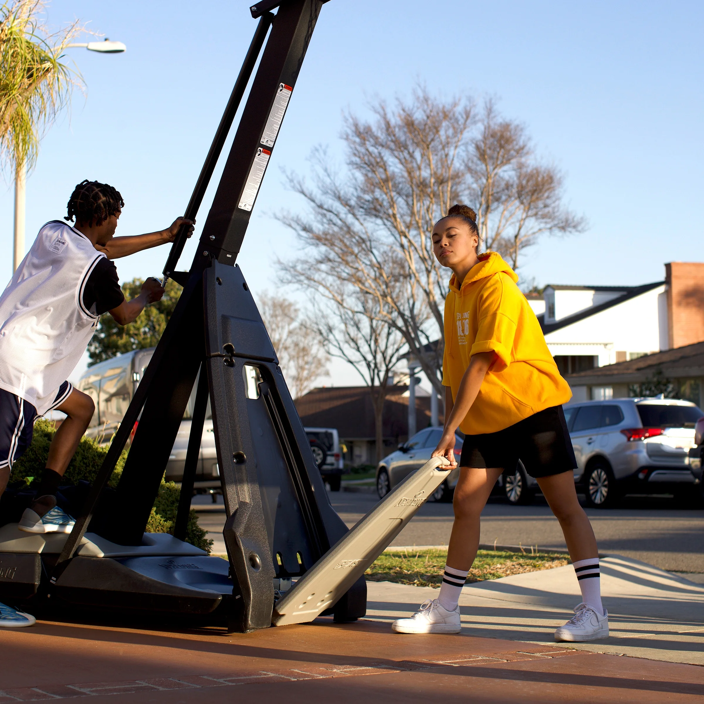 Spalding the Beast 7.5ft - 10ft Adjustable Height 60