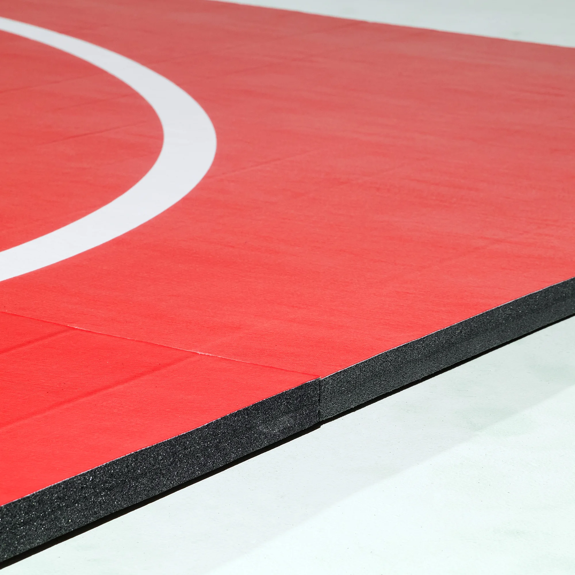 Dollamur 10'x10' Wrestling Mat, Black, Gymnastics, with Circles
