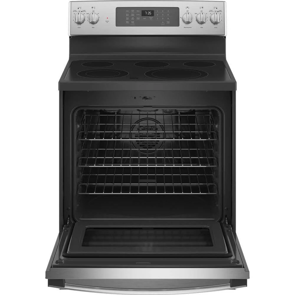 GE JB735SPSS 5.3 Cu. Ft. Stainless Steel Electric Convection Range with Air Fry