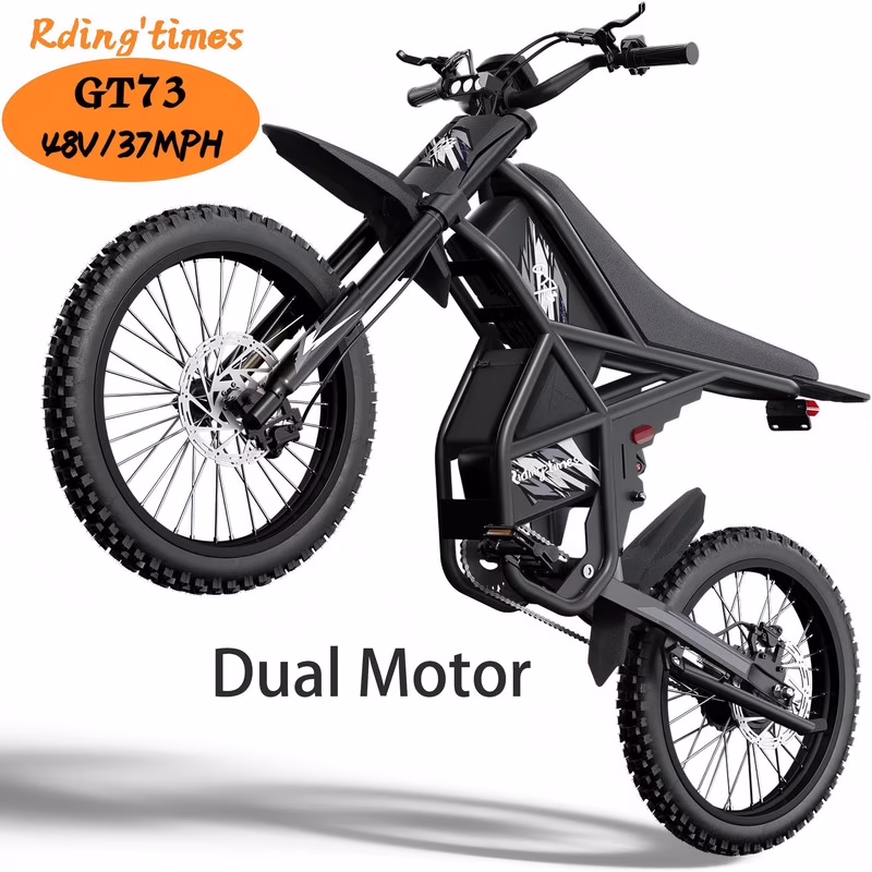 GT73 Electric Bike for Adults, 2000W UL 2849 Electric Dirtbike with 25