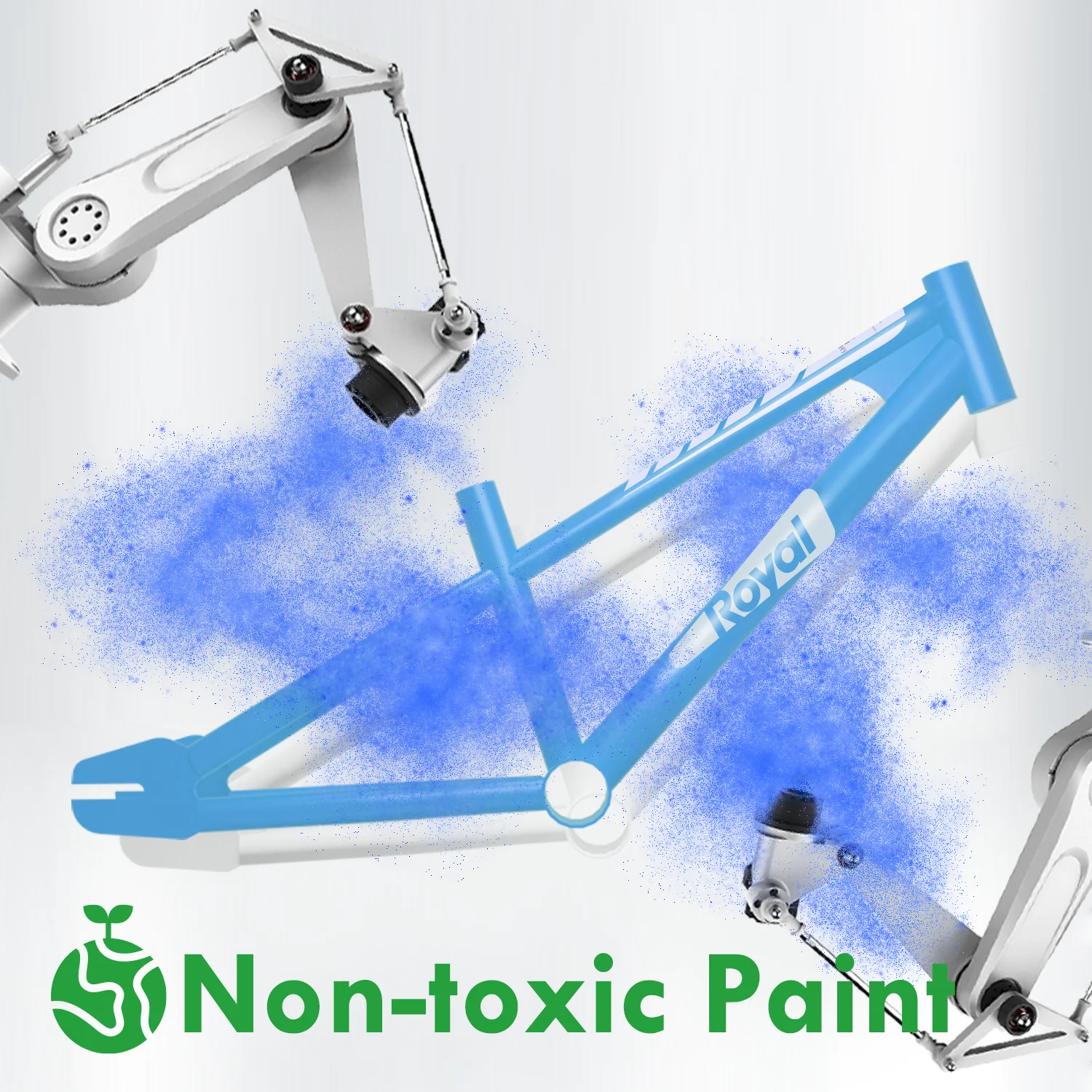 RoyalBaby EZ Kids Bike 16 inch Adjustable Seat Balance & Pedal Bicycle Blue