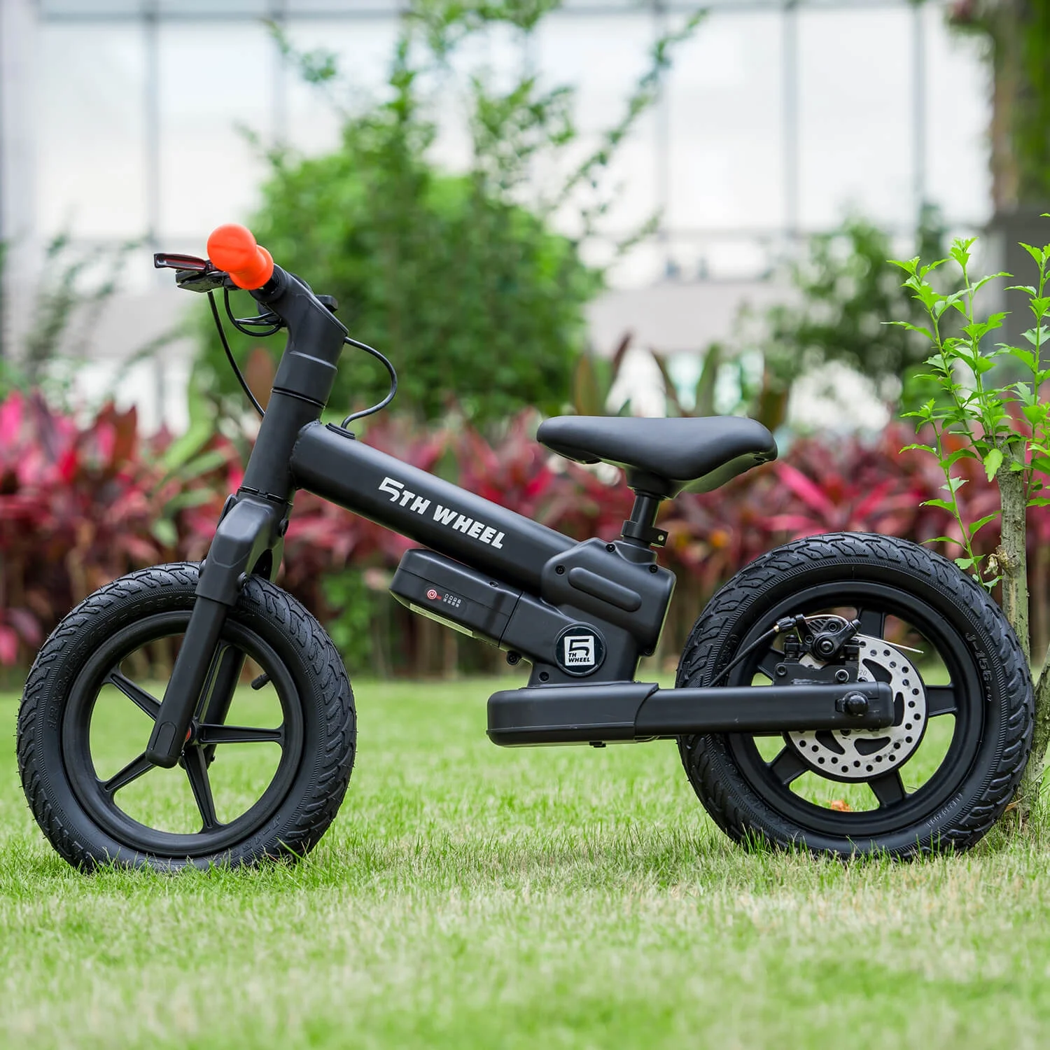 5Th Wheel KB09 150W Electric Balance Bike for Kids, Black - 12