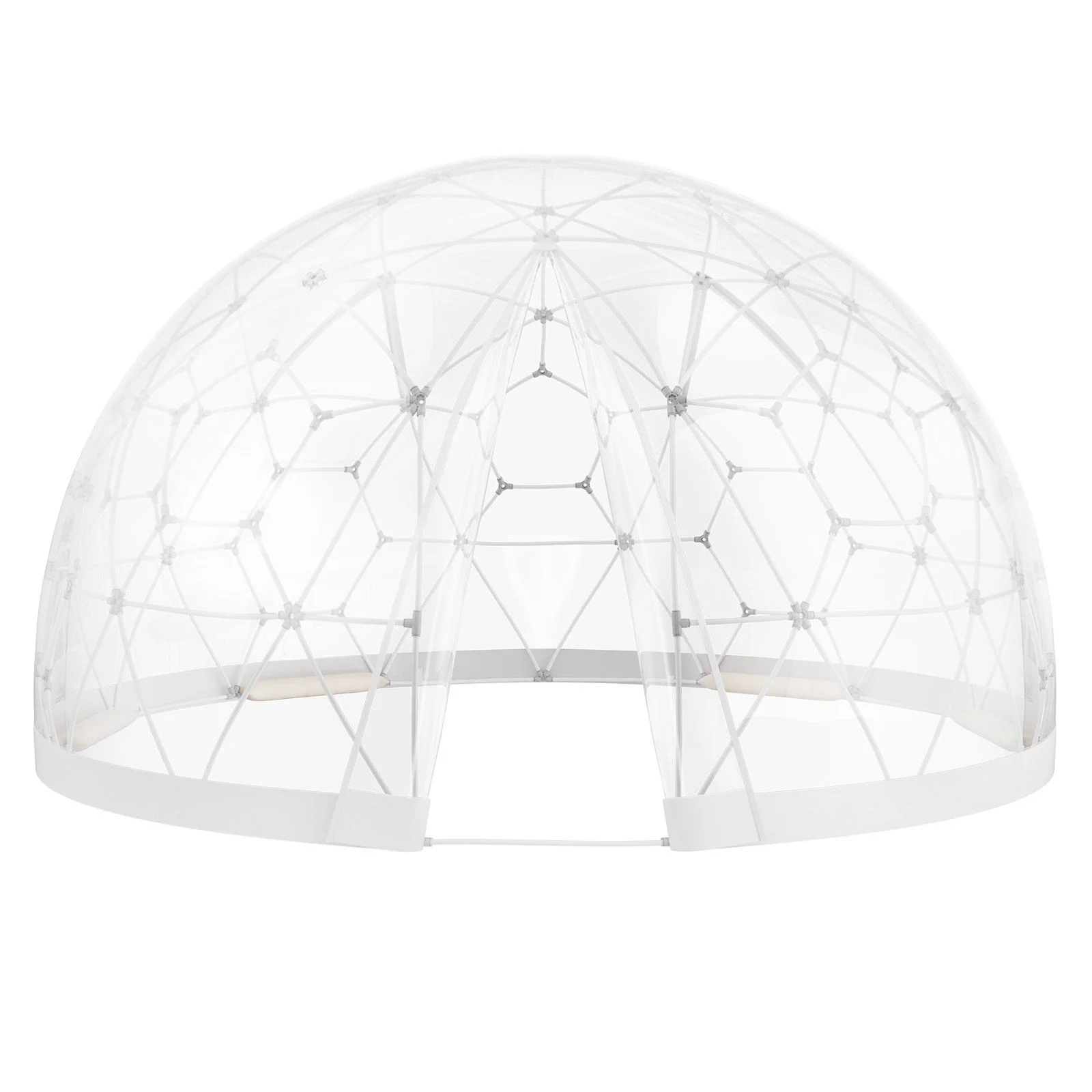 Clear View 9.5FT Bubble Dome Tent - Weather-Resistant Outdoor Camping Shelter w/ Transparent Window