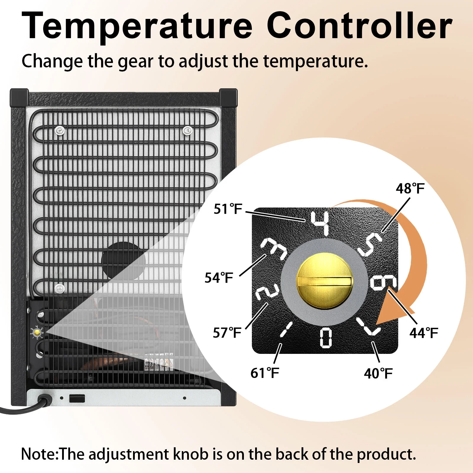 Dimedeal 0.9 Cu.Ft. Mini Beauty Refrigerator with Mirror Door, Black
