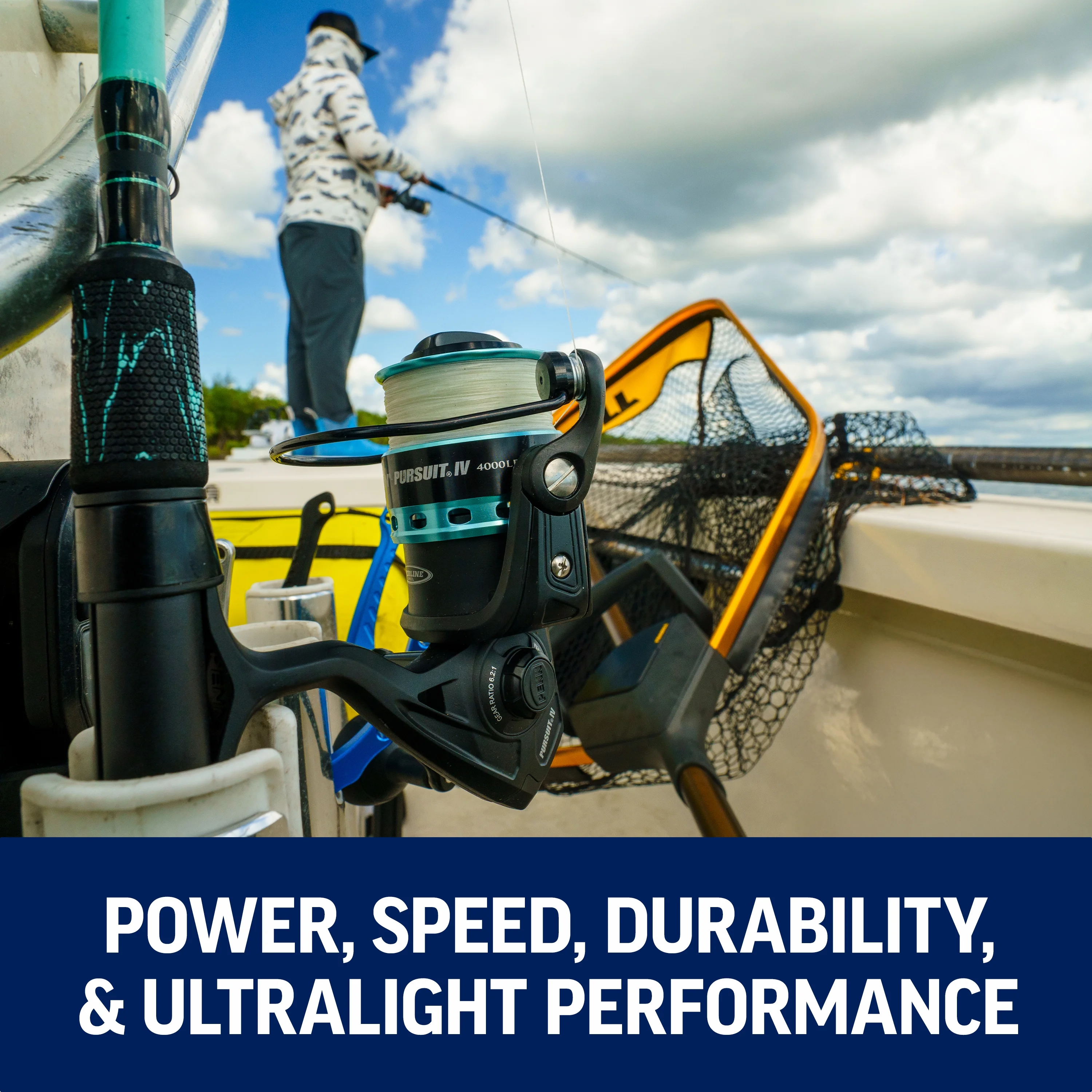 PENN Pursuit? IV LE Combo, 9' Medium Heavy Fishing Rod, 6000 Size Reel