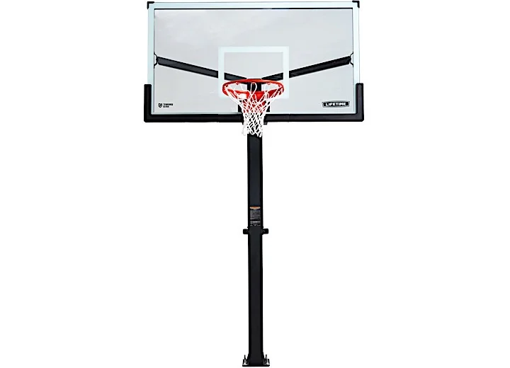 Lifetime 72-Inch Mammoth Bolt Down Basketball Hoop with Mammoth Lift Adjustment & Spring Flex Rim - Model 90964-Outdoor Play