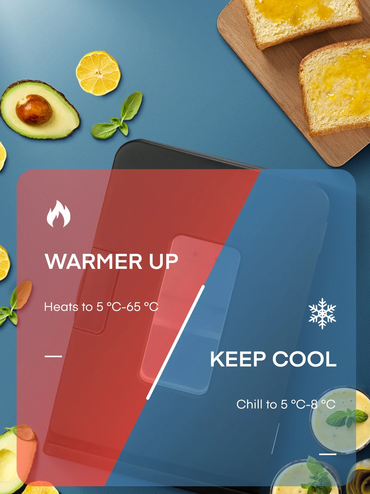 15L/21 Can Mini Fridge for Bedroom Refrigerator Cooler&Warmer, AC/DC, 1 Door, 11.8