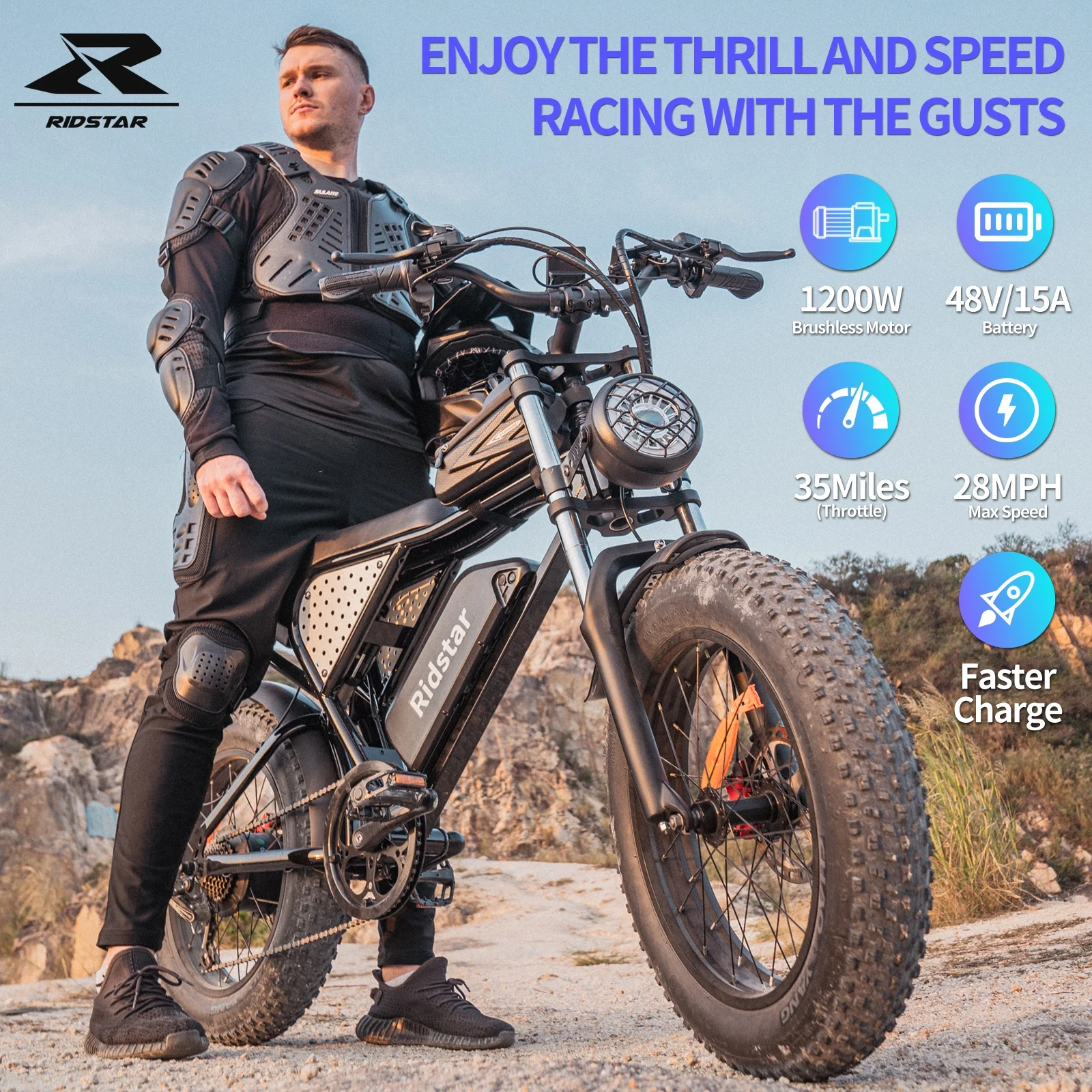 1500W MTB Electric Bicycle 48V 20Ah Removable Battery E-Bike，Electric Bike for Adults 20