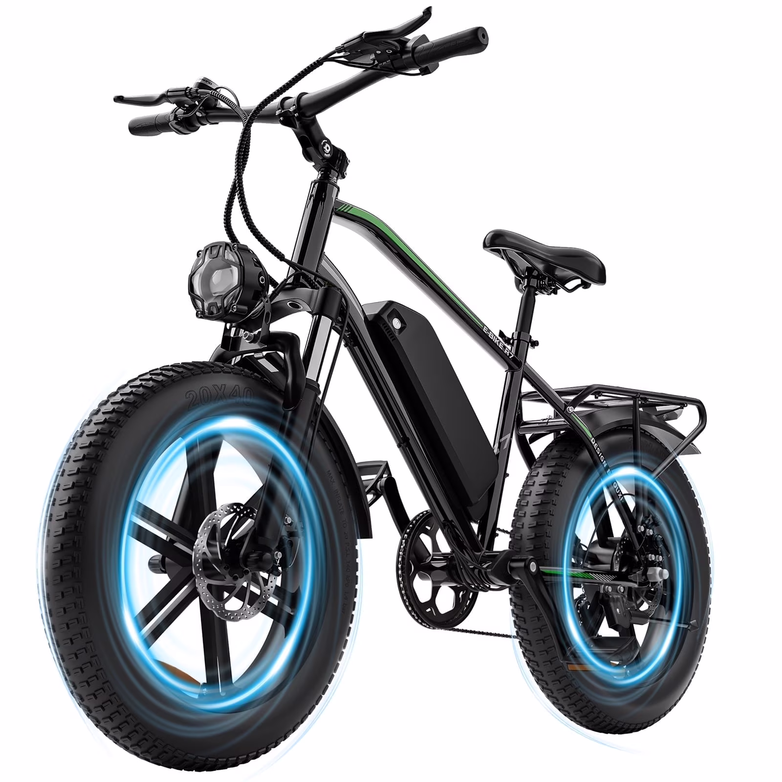 VTOKW Electric Bike, Peak 1000W Electric Bicycles for Adults, 20X4.0