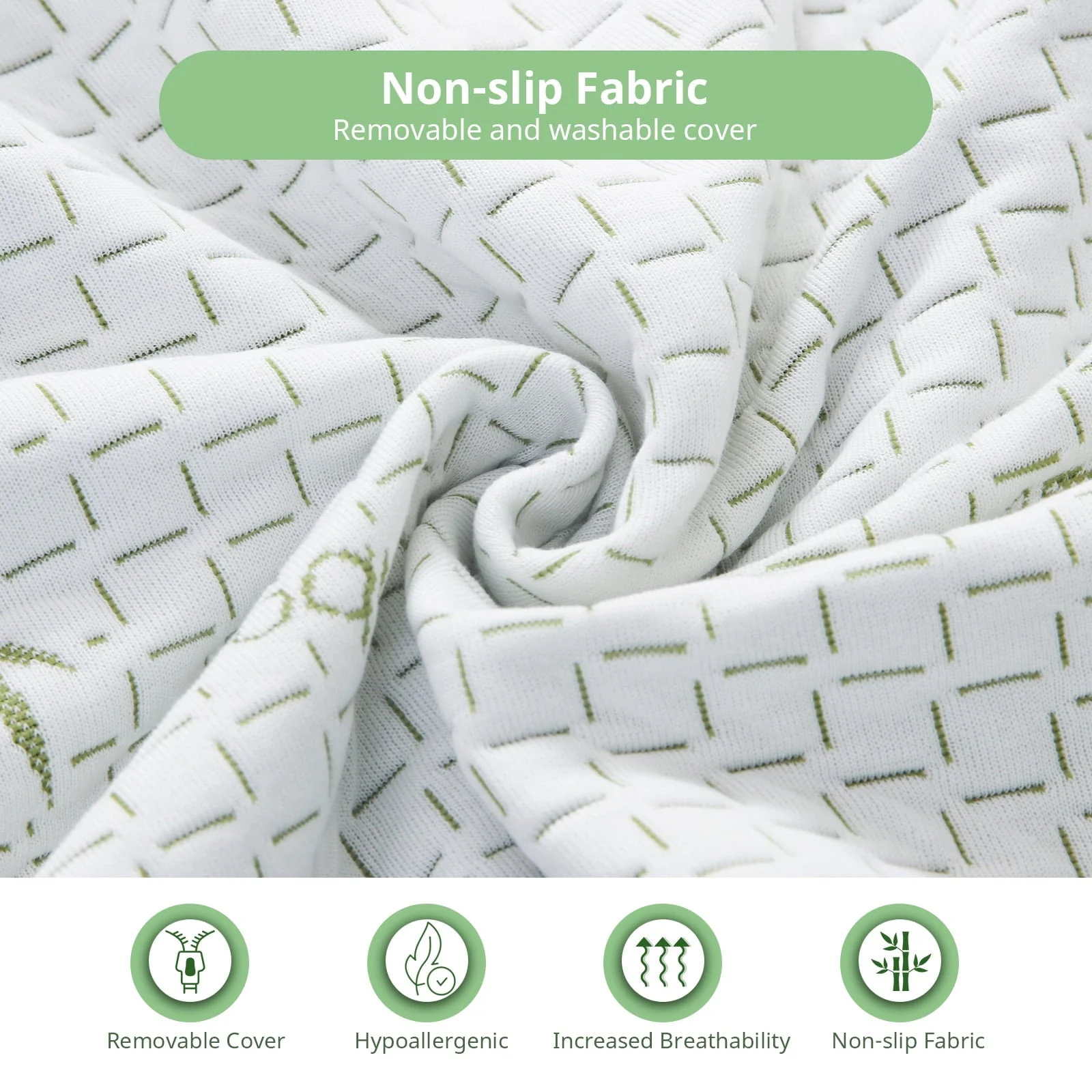 Twin Mattress, 6 inch Memory Foam Mattress Bed in a Box, with Green Tea Cooling Gel, Made in USA, Child