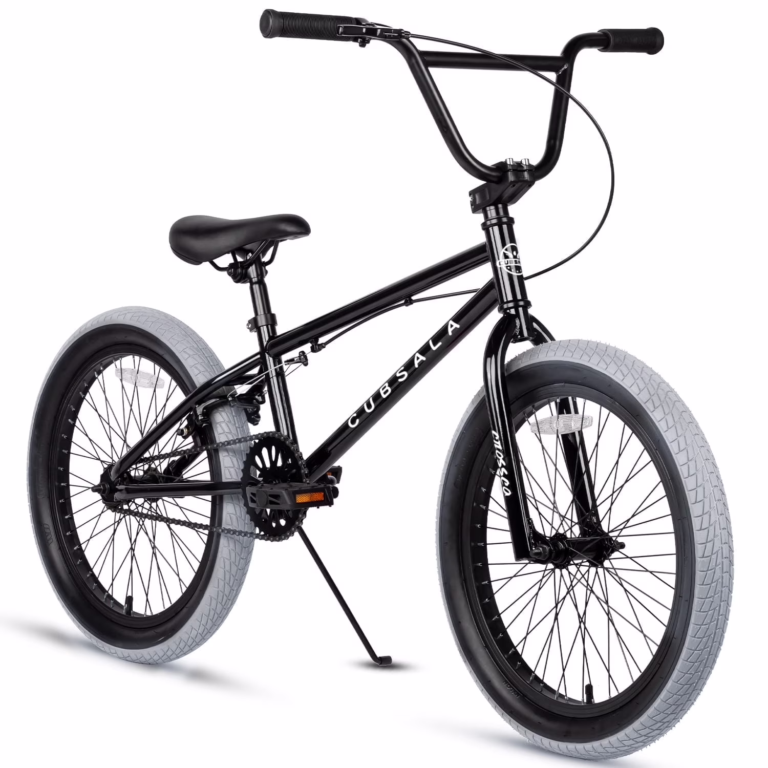 cubsala 20 in Freestyle BMX Kids Bike for Age 6-14 Years Old Boys Girls , Black & Green
