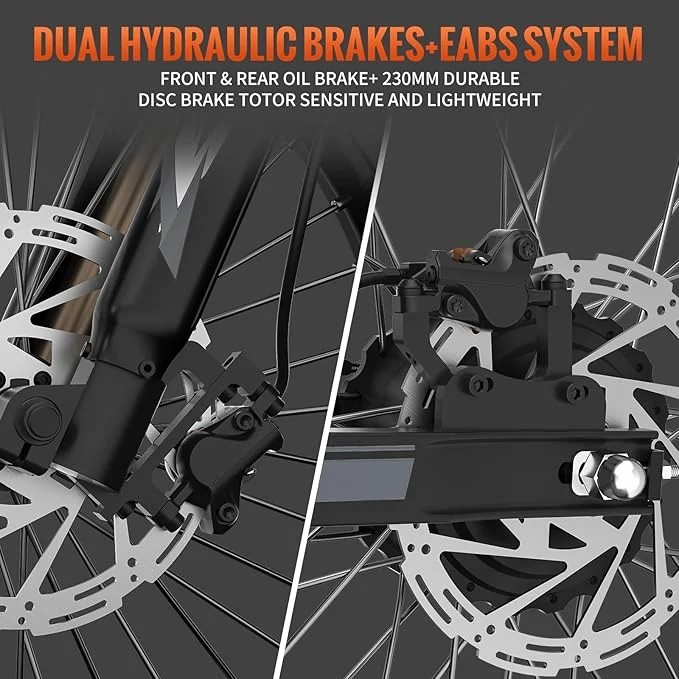 GT73 Electric Bike for Adults, 2000W UL 2849 Electric Dirtbike with 25