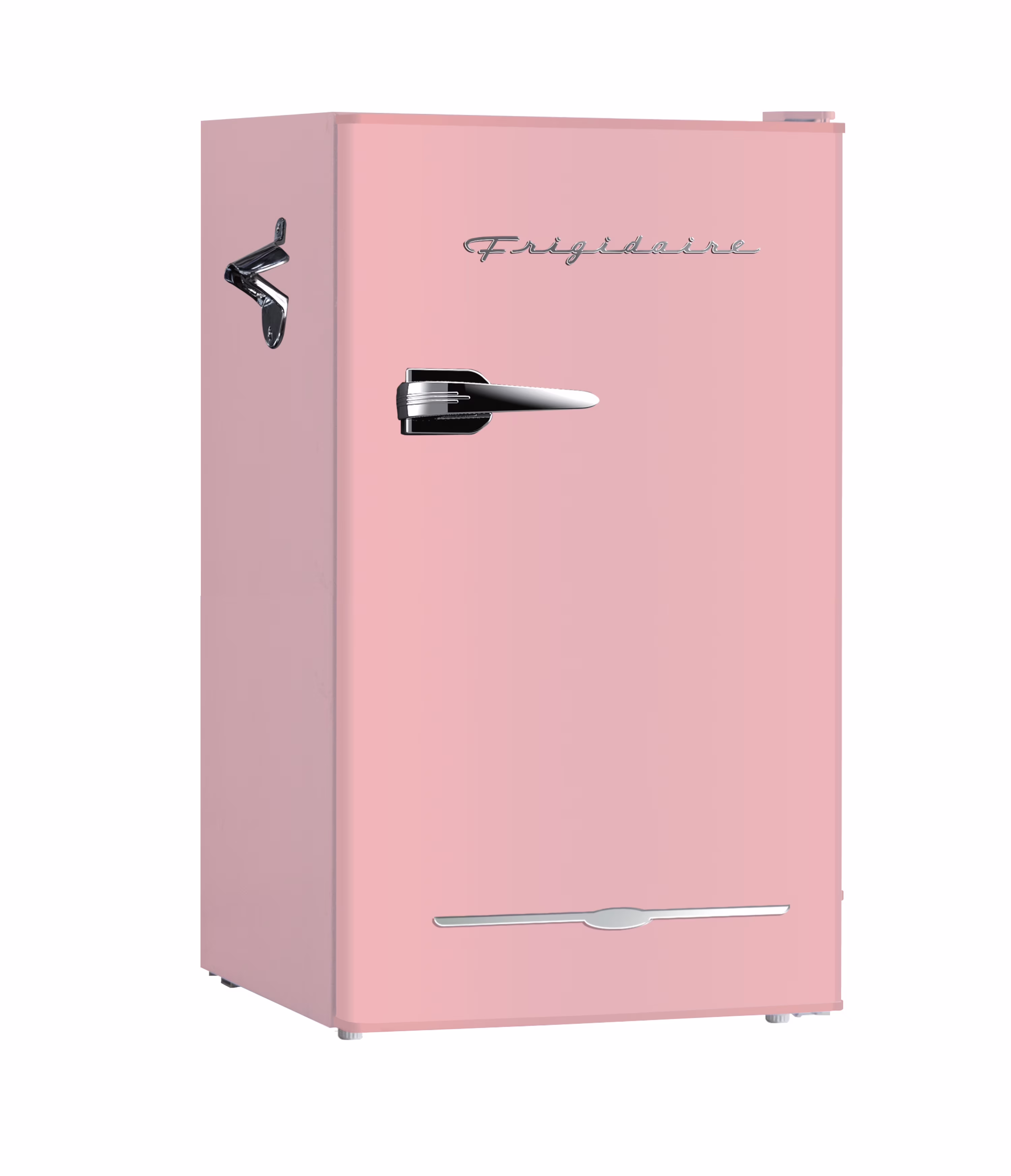 Frigidaire EFR376-C-PINK 3.2-Cu.-Ft. 65-Watt Retro Bar Fridge with Side Bottle Opener (Pink)