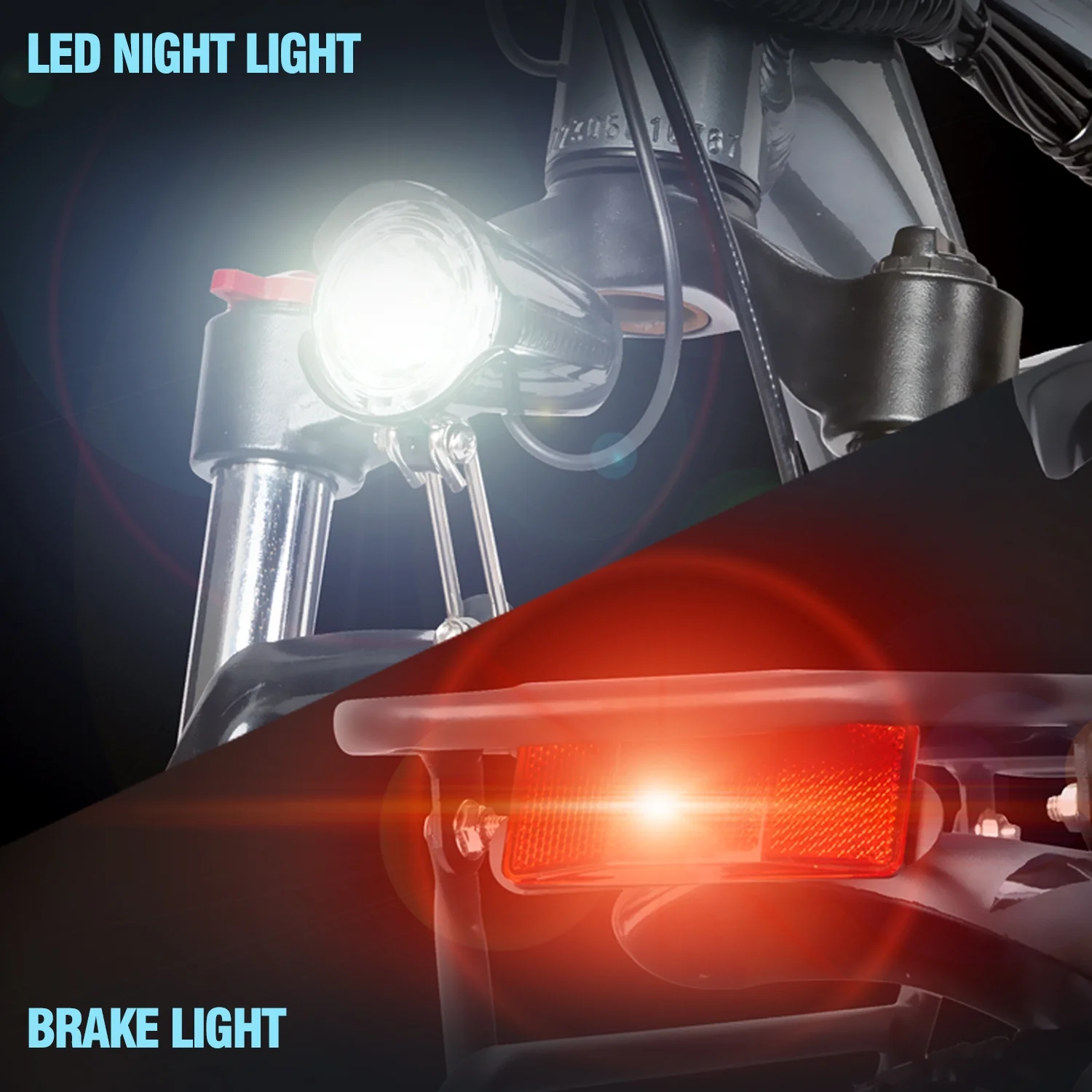 Dual Motor PEAK 3000W Electric Bike for Adults,31mph 48V 23Ah Electric Bicycle,26