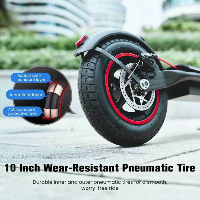 iScooter Electric Scooter Adult, 350W Motor, 21 Miles Long Range, 19 mph & 8.5