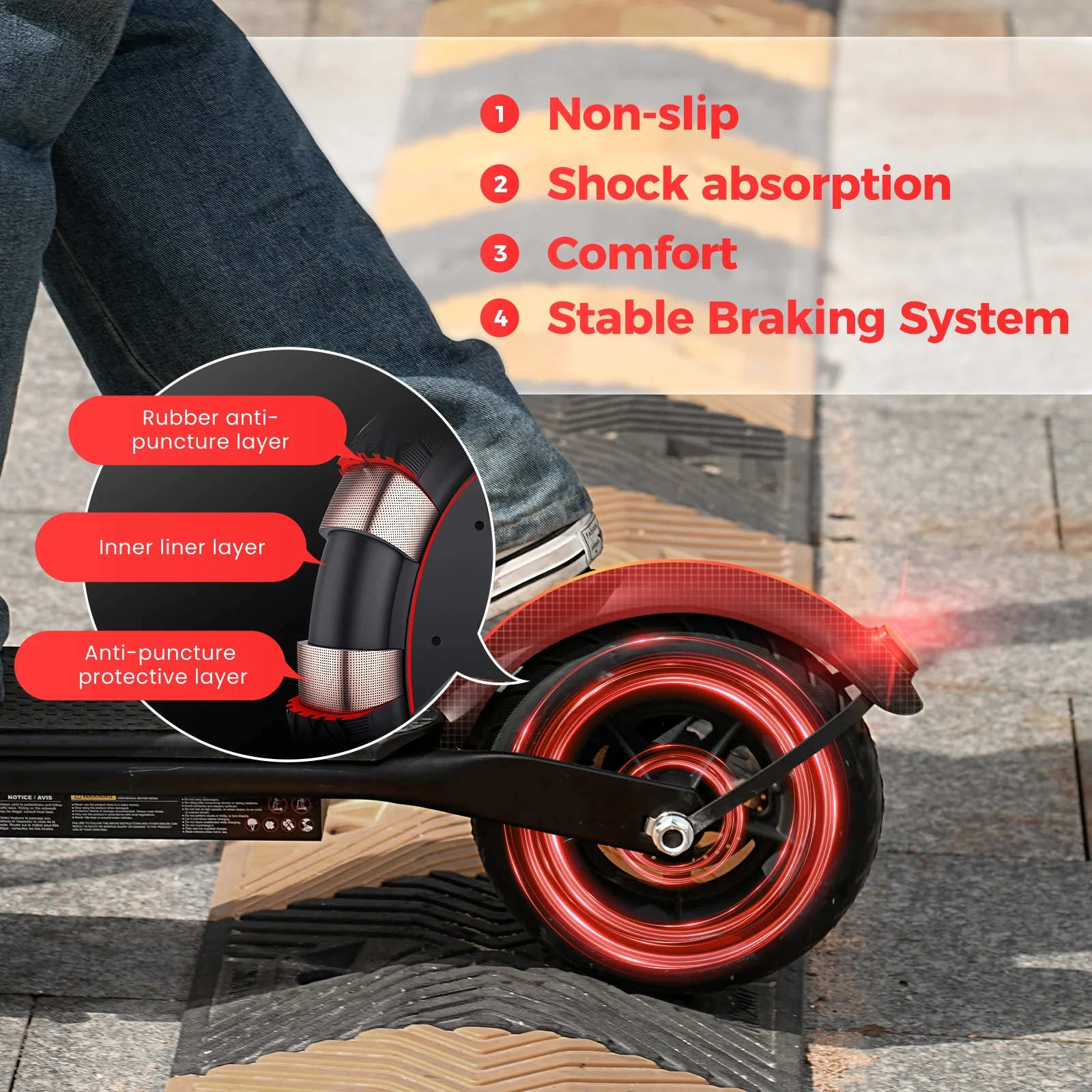 iScooter Electric Scooter Adult, 350W Motor, 21 Miles Long Range, 19 mph & 8.5