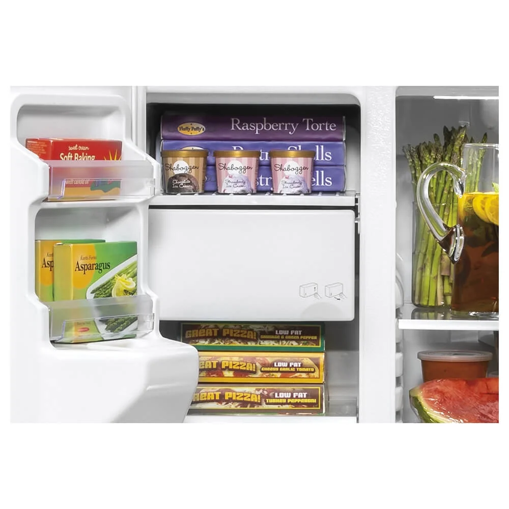 GE 36 Inch Counter Depth Freestanding Side by Side Refrigerator-Slate (GZS22IMNES)