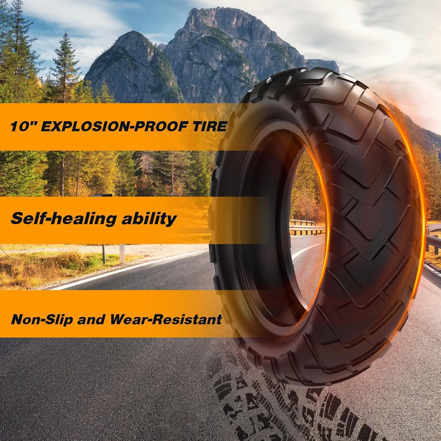 Electric Scooter for Adults, Max 70miles Range, 1000W Motor, 48V 27Ah Battery, 10