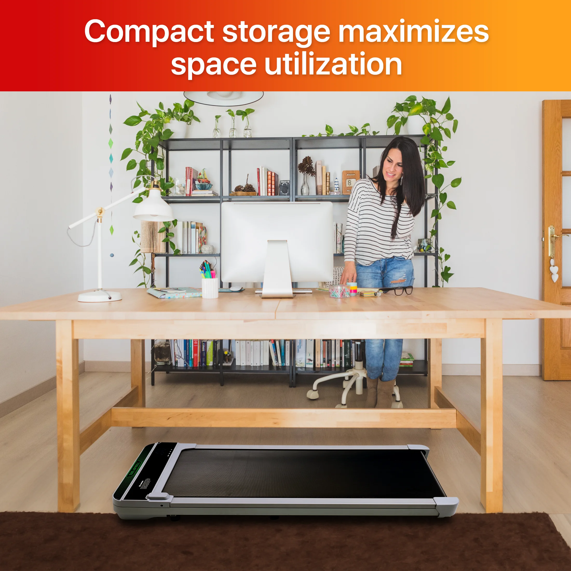 Cardio Flex Folding Treadmill Running Machine Dual Display Screen, 220 lbs. Capacity