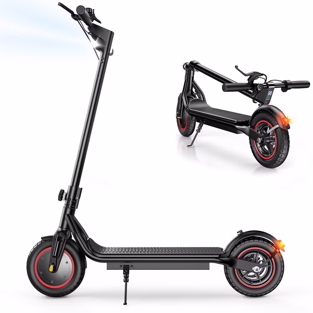iScooter Electric Scooter Adult, 350W Motor, 21 Miles Long Range, 19 mph & 8.5