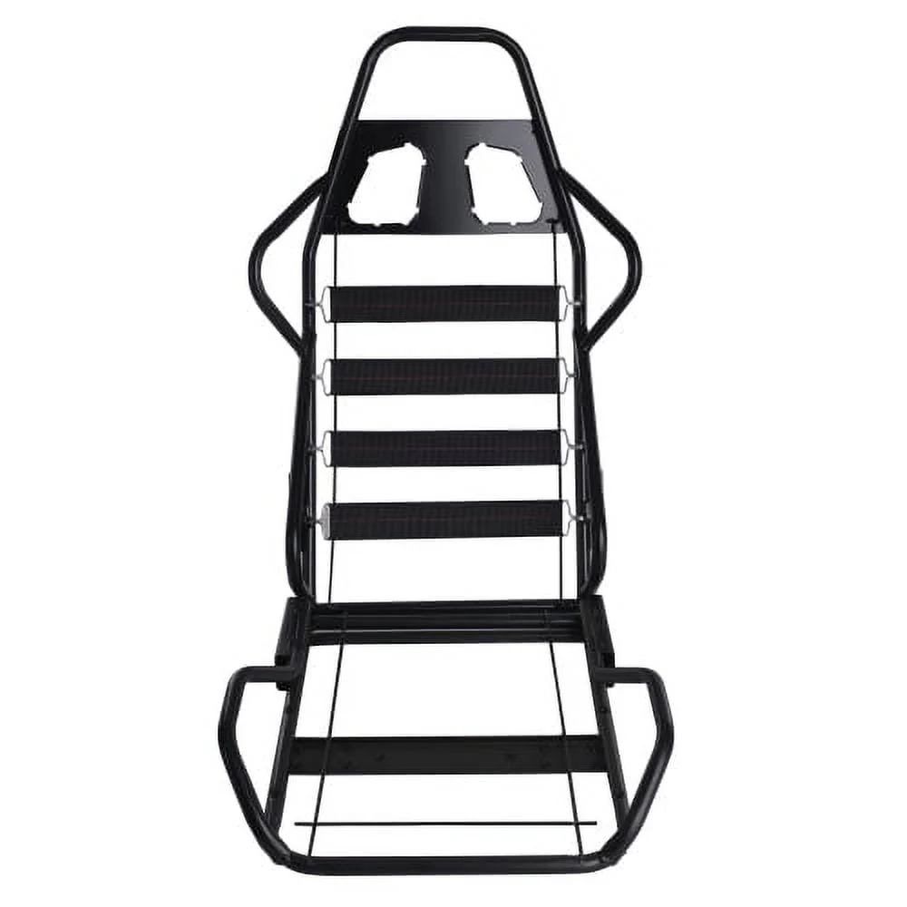 Racing Seat High Quality Pvc With Suade Material Double Slider, 2Pcs, Red