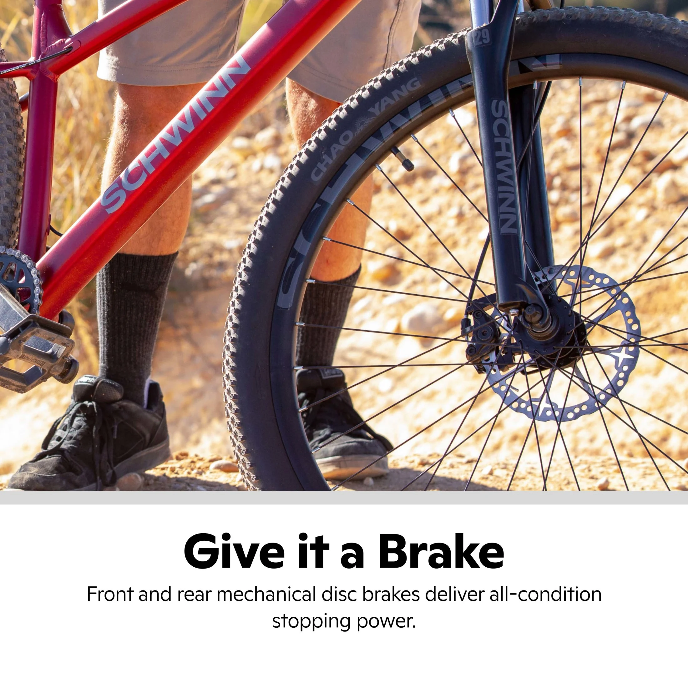 Schwinn Axum Comp X Adult Unisex, 29-in. Mountain Bike, Medium Frame, Red