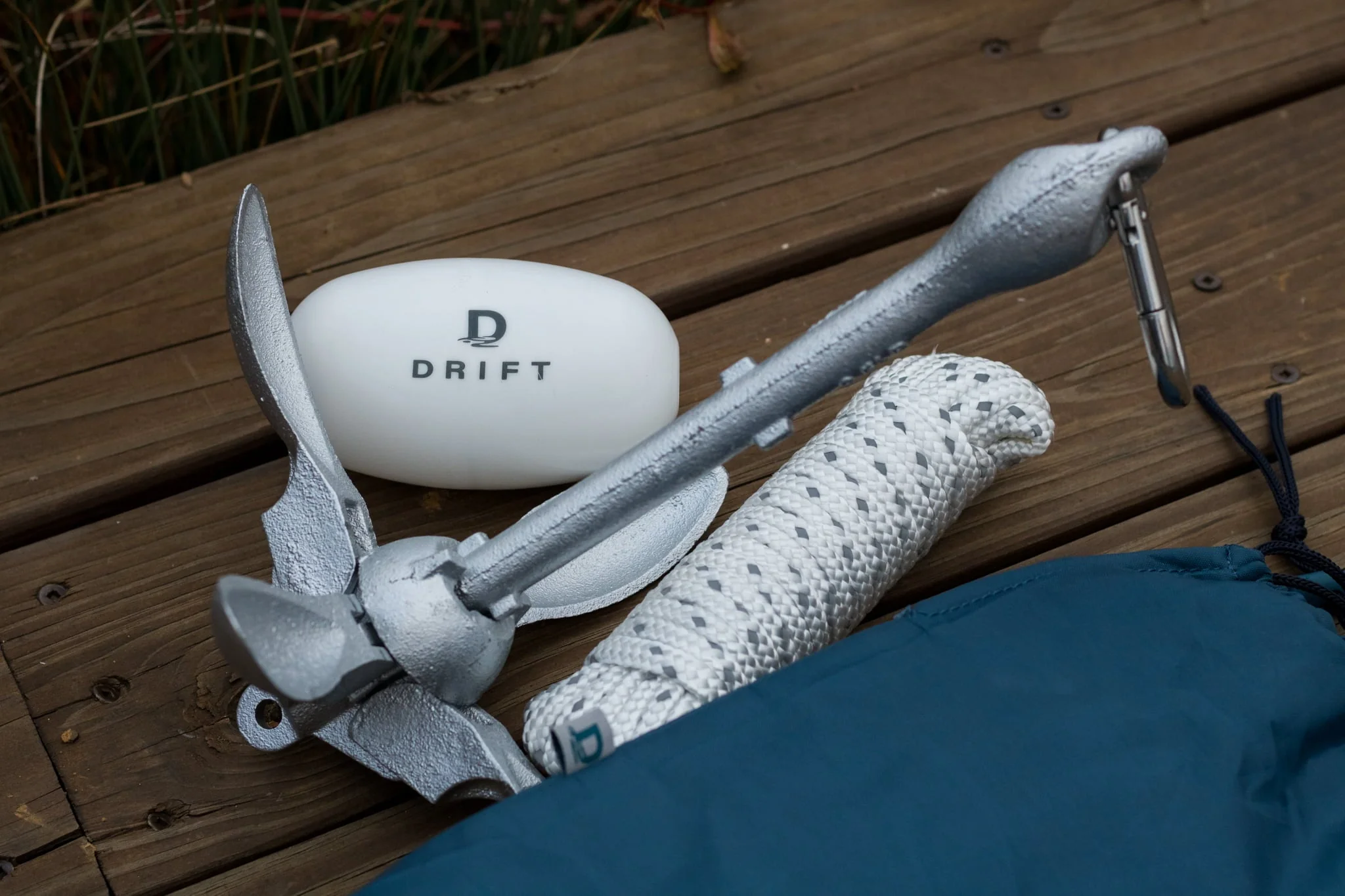DRIFT 3.5LBS Kayak Anchor Kit with Buoy and Carry Bag