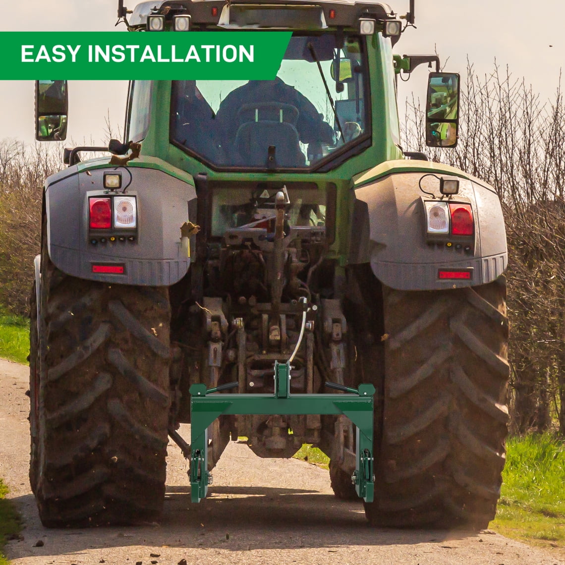 3 Point Quick Hitch, 3000 lbs 3-Pt Attachments Adaptation to Category 1 & 2 Tractor with 5 Level Adjustable Bolt (Orange)